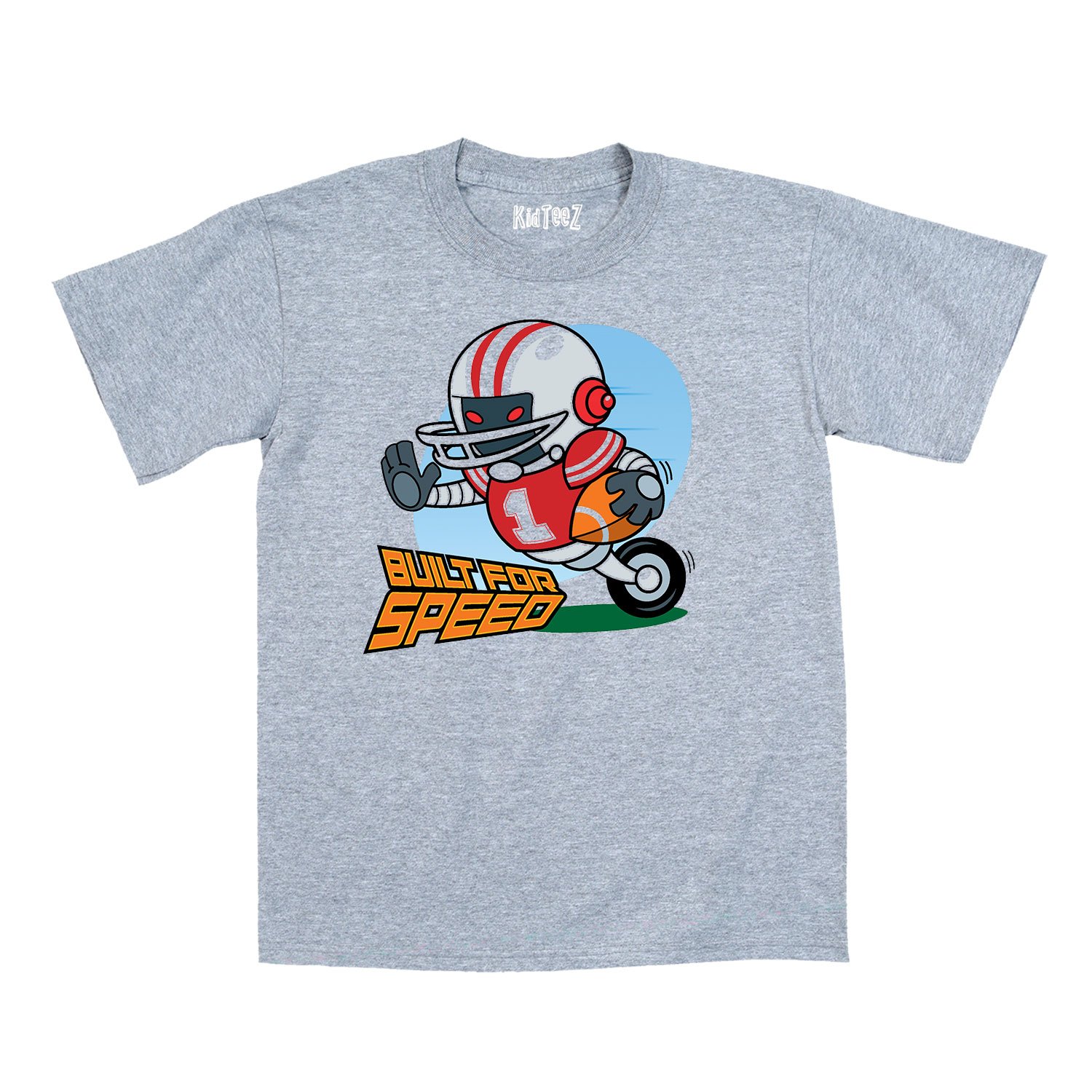 Fast & Fun Robot Toddler Short Sleeve T-Shirt - Cute Kids Graphic Tee for Playtime & Everyday Wear