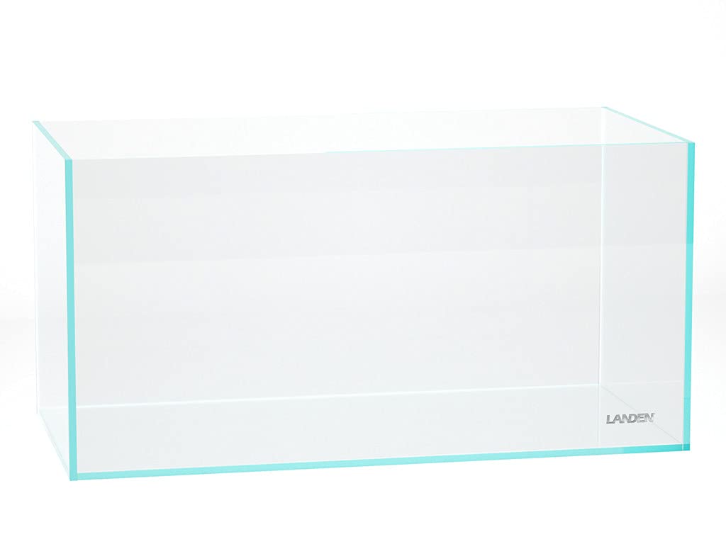 LANDEN 90P 44 Gallon Rimless Low Iron Aquarium Tank - 35.4