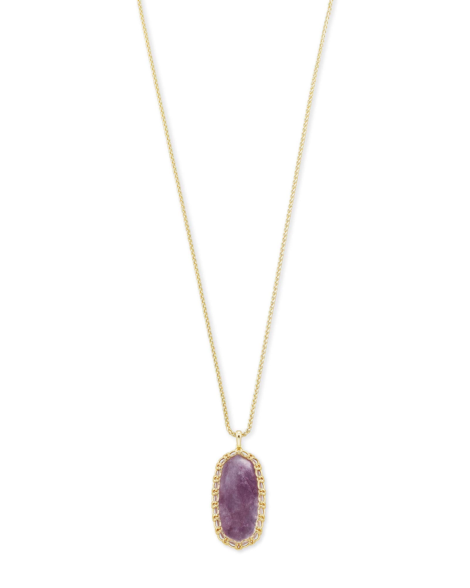 Kendra Scott Macrame Reid Long Pendant Necklace for Women - Boho Chic Beaded Statement Jewelry for Layering, Everyday Wear & Special Occasions