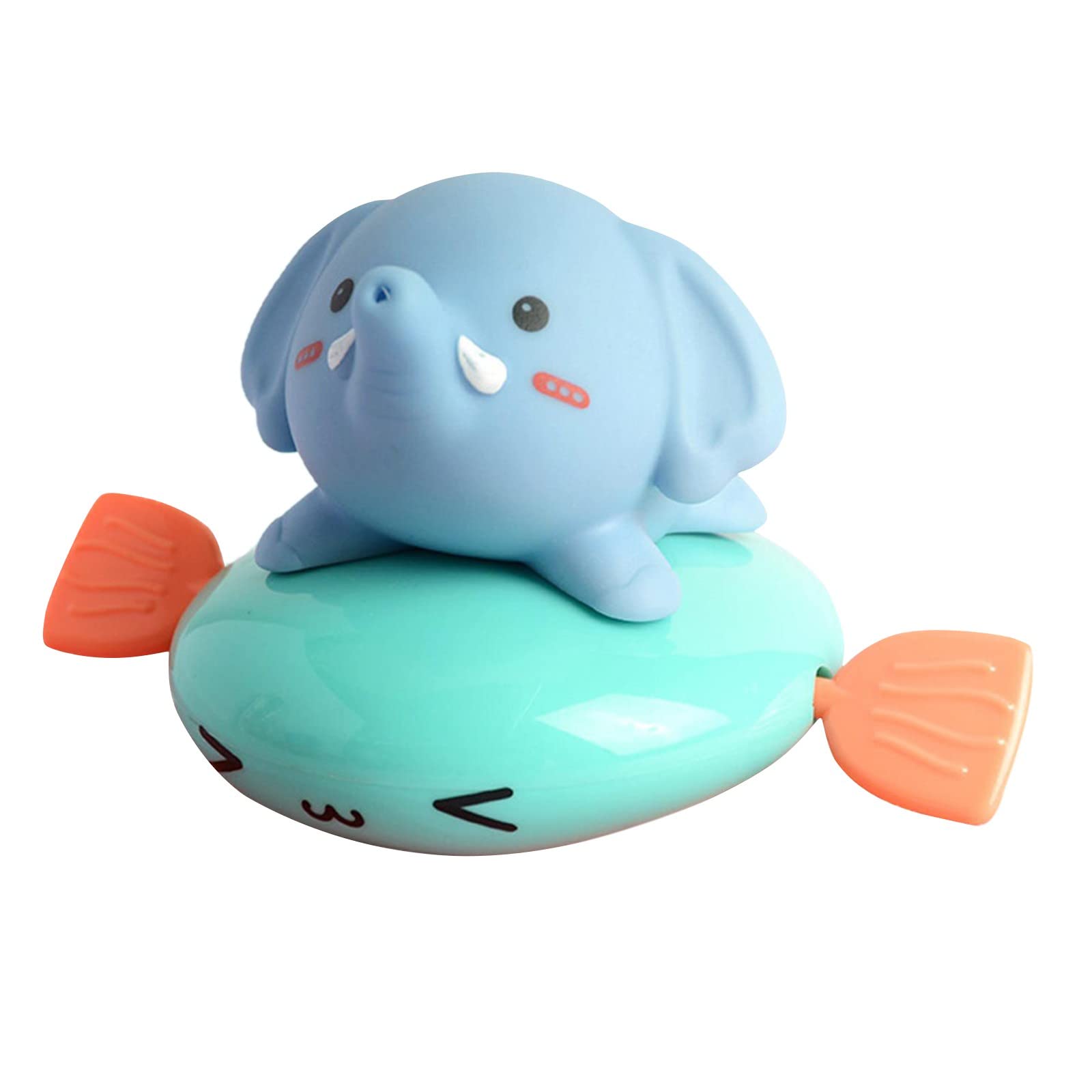 Wind-Up Elephant Bath Toy - Cute Cartoon Plastic Floating Shower Spray Toy for Toddlers 1-8 Years | Fun Water Play for Bathtime, Pool & Beach | Baby Bath Accessories & Swim Toys