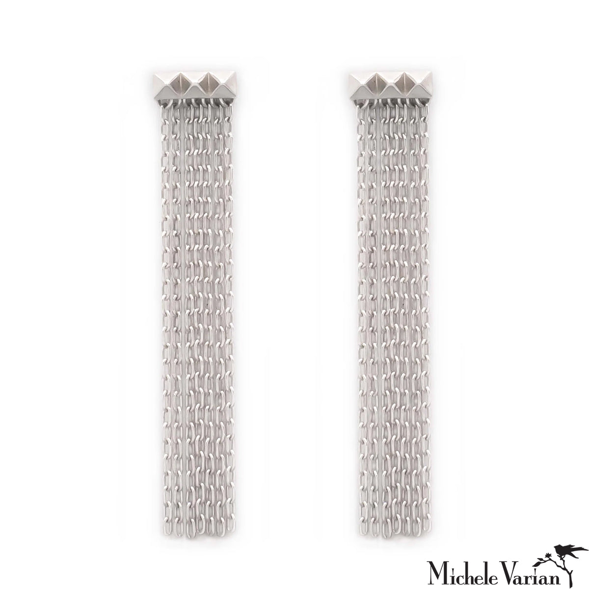 Debbie Tassel Earrings - Sterling Silver Dangle Earrings for Women, Elegant Party Jewelry Gift - Perfect for Weddings, Date Nights & Special Occasions