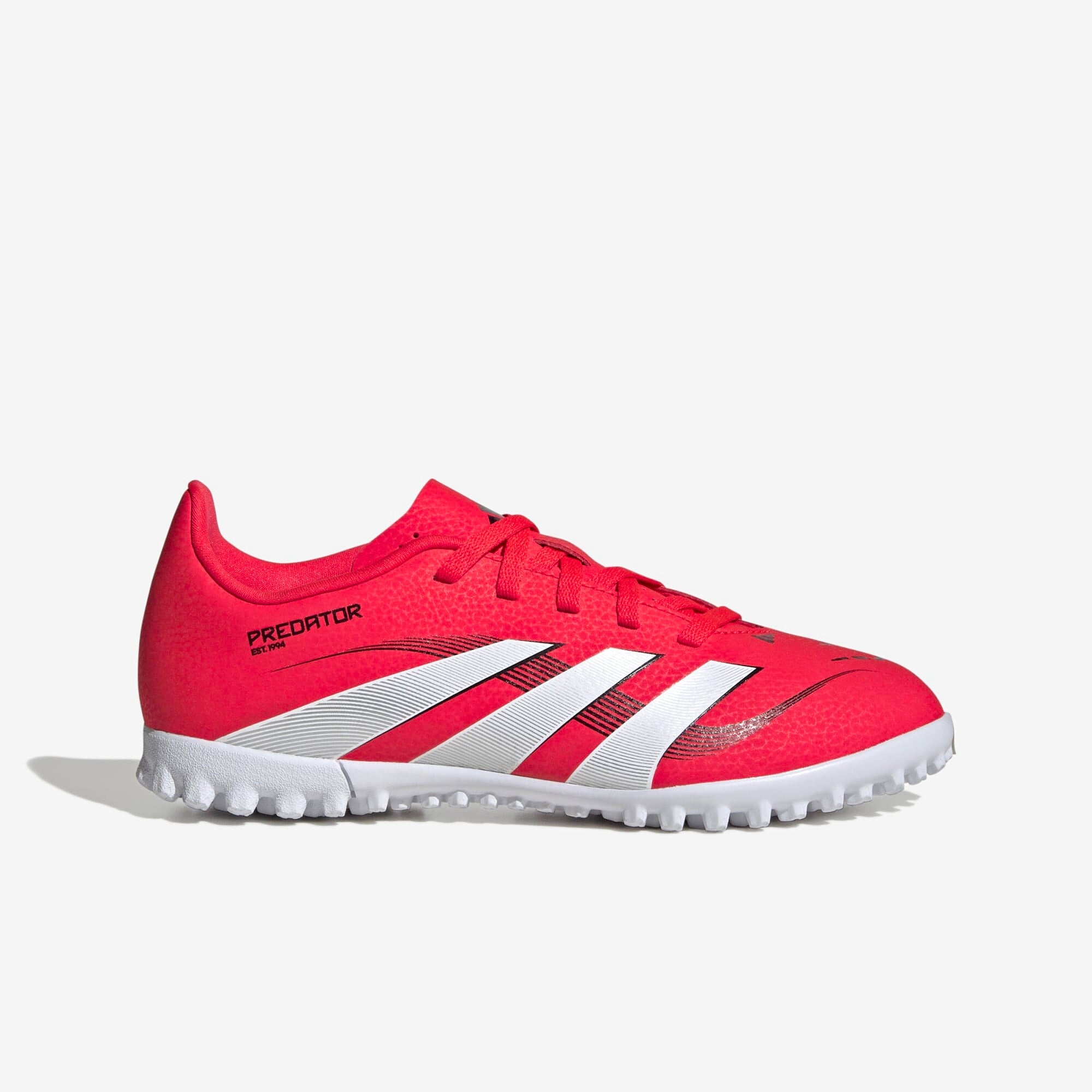 adidas Jr. Predator Club Soccer Cleats for Kids - Lightweight Youth Football Shoes with Traction for Field & Turf - Perfect for Training, Matches & Outdoor Play