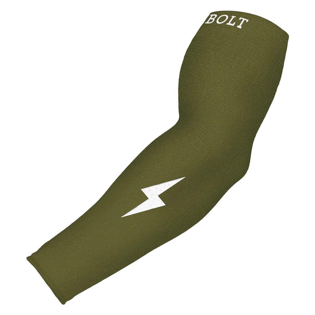 Bruce Bolt Graduated Compression Full Arm Sleeve for Baseball & Basketball - Improve Circulation & Reduce Muscle Fatigue During Sports & Workouts