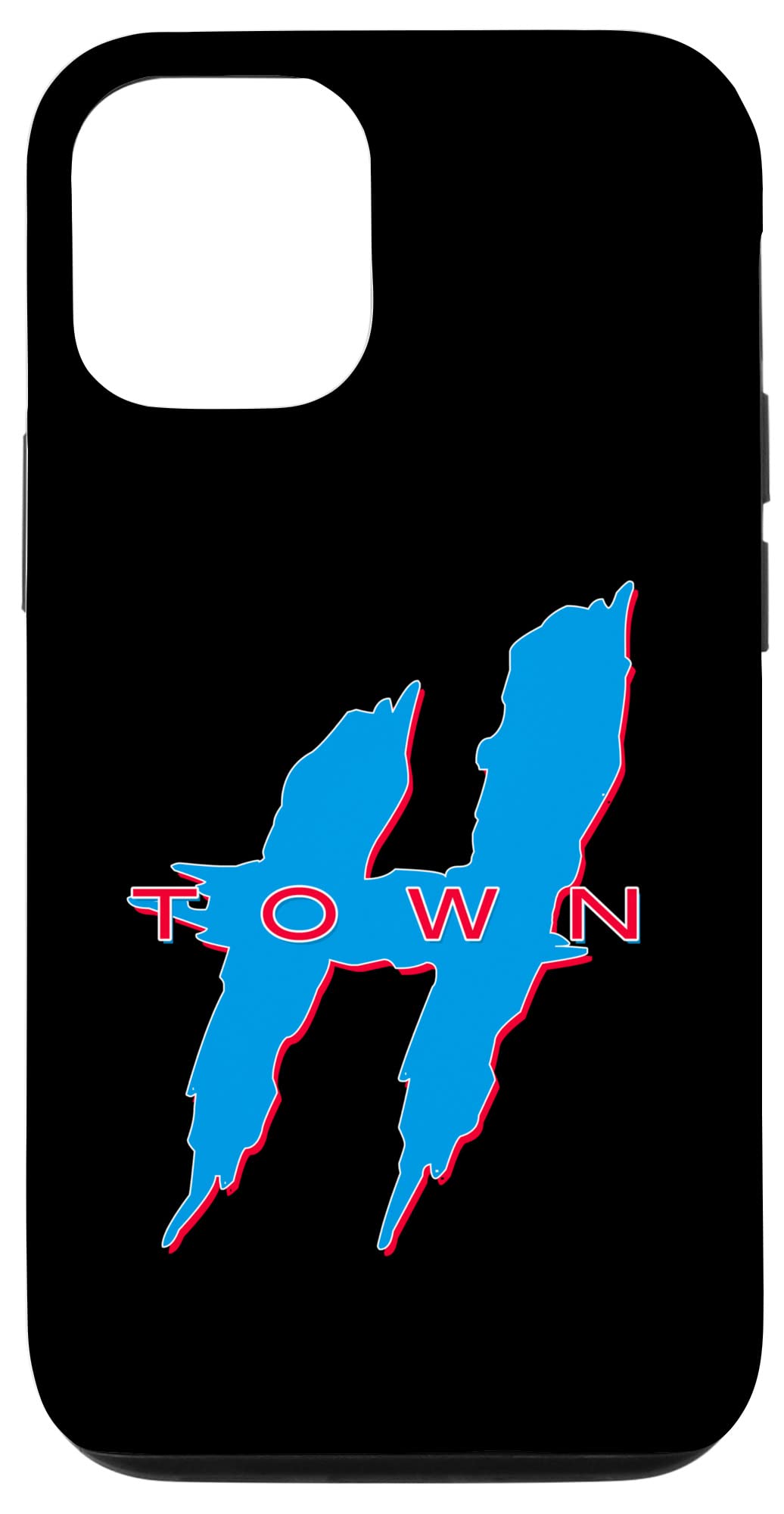 iPhone 12/12 Pro Houston Texas Themed Phone Case - H-Town, Hustle Town, 713 Area Code Design | Perfect for Texans, Travel Lovers & Houston Pride Gifts