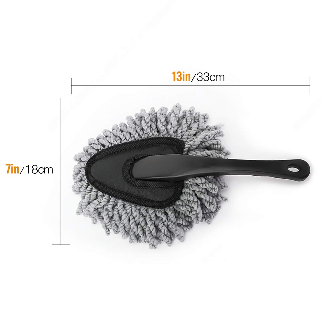 MoKo 2 Pack Super Soft Microfiber Car Duster - Interior & Exterior Cleaning Brush Set for Car, Motorcycle, Dashboard, Air Vents | Dusting & Washing Tool for Automotive Detailing (Blue) - Perfect for Quick Car Cleaning & Maintenance