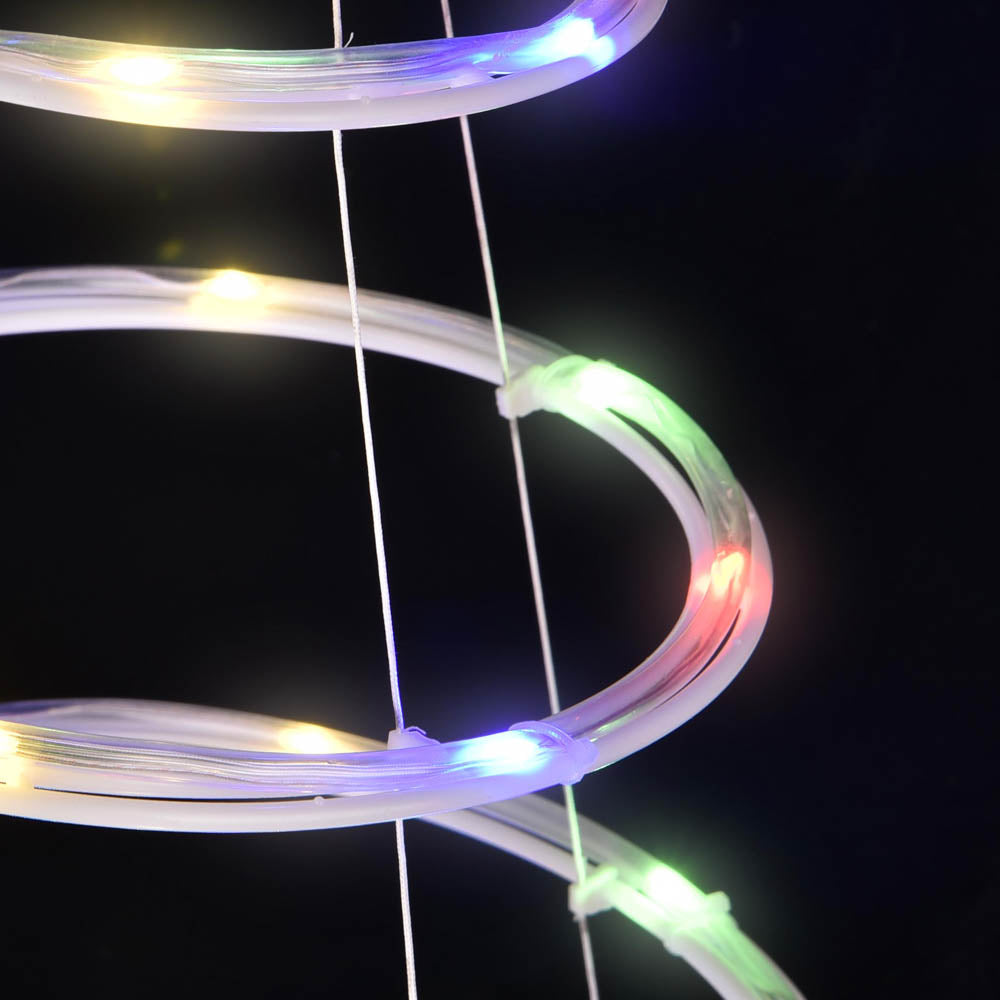 5ft LED Spiral Christmas Tree - USB Powered Holiday Decor for Home, Office & Party | TheLAShop