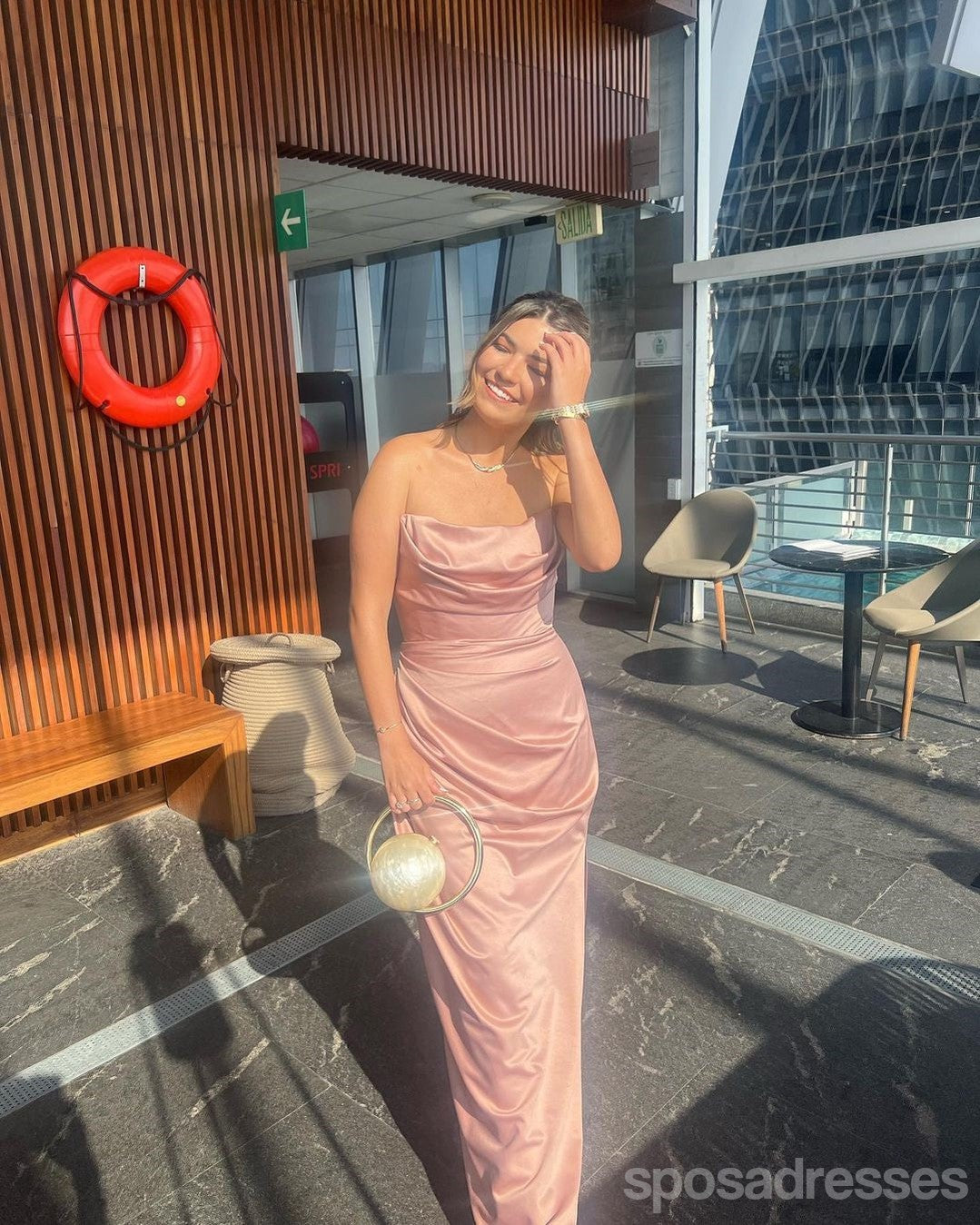 Elegant Pink Mermaid Strapless Long Prom Dress for Women - Formal Evening Gown for Party, Homecoming, Wedding & Special Occasions