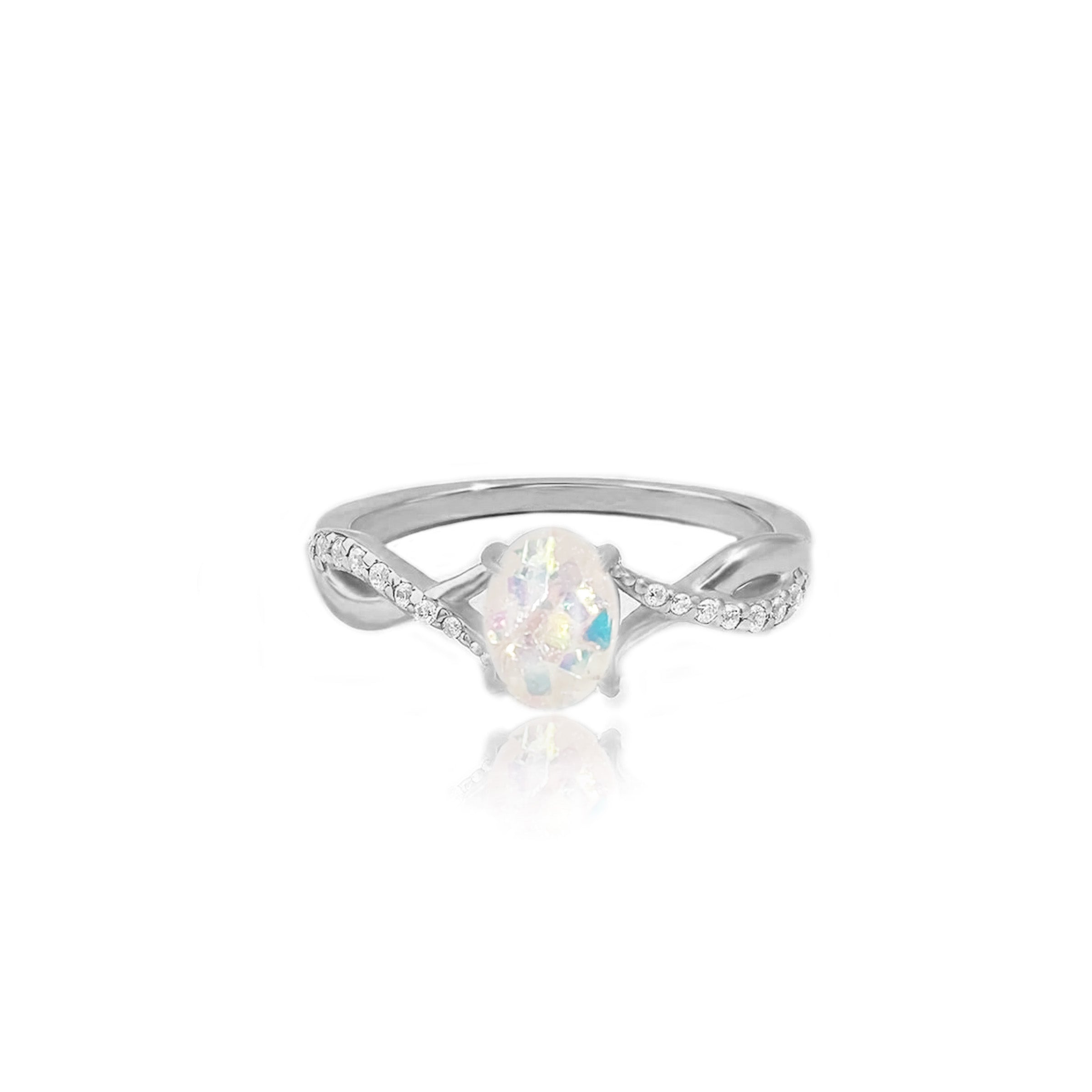 Eternal Touch Memorial Ashes Ring - Keepsake Jewelry for Cremation Ashes - Perfect for Remembering Loved Ones | Ideal for Funerals, Memorials & Everyday Wear