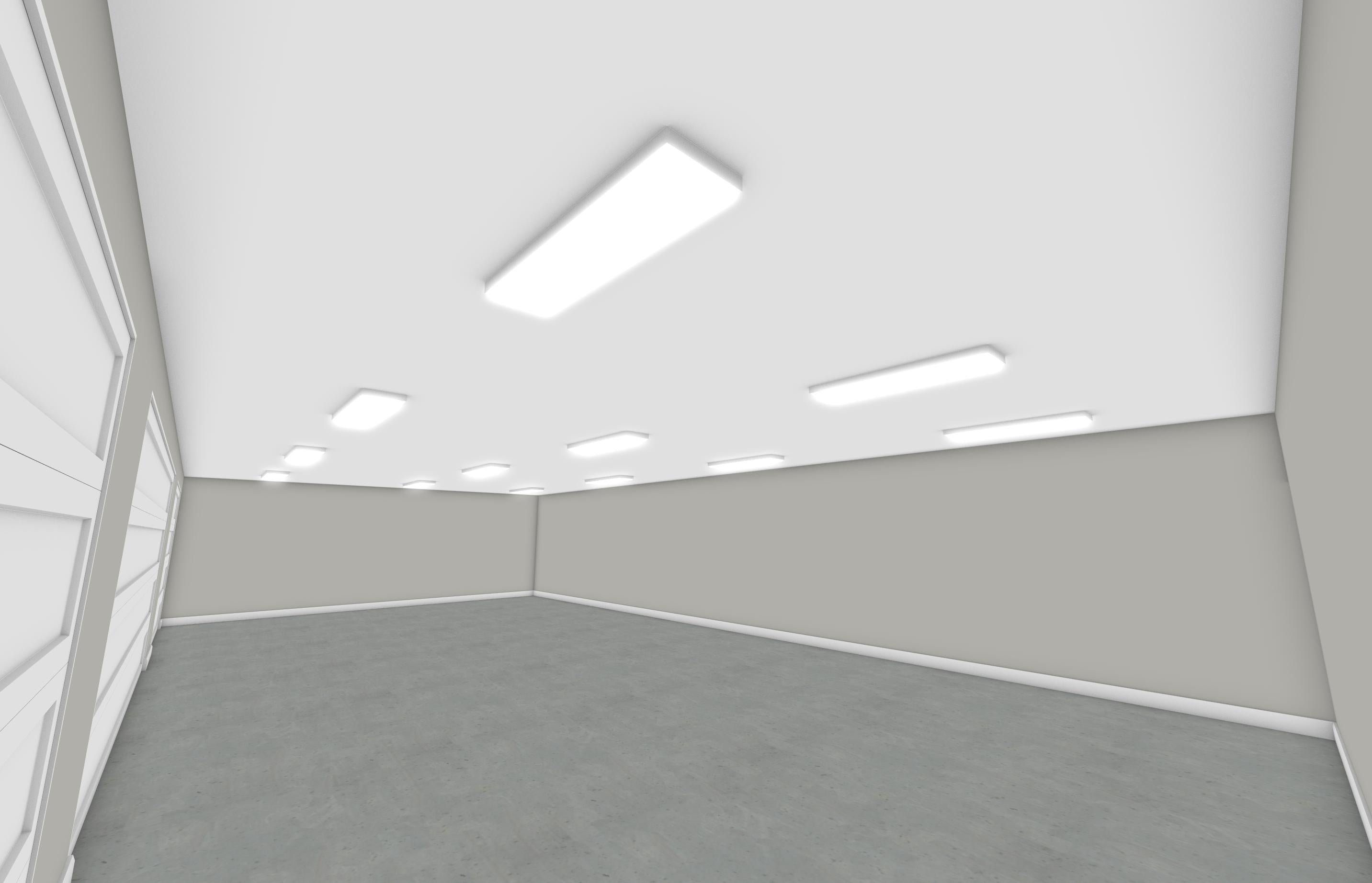 4 Car Garage LED Lighting Kit - Bright & Energy Efficient Shop Lights for Home & Workshop - Perfect for DIY, Auto Repair & Storage Spaces