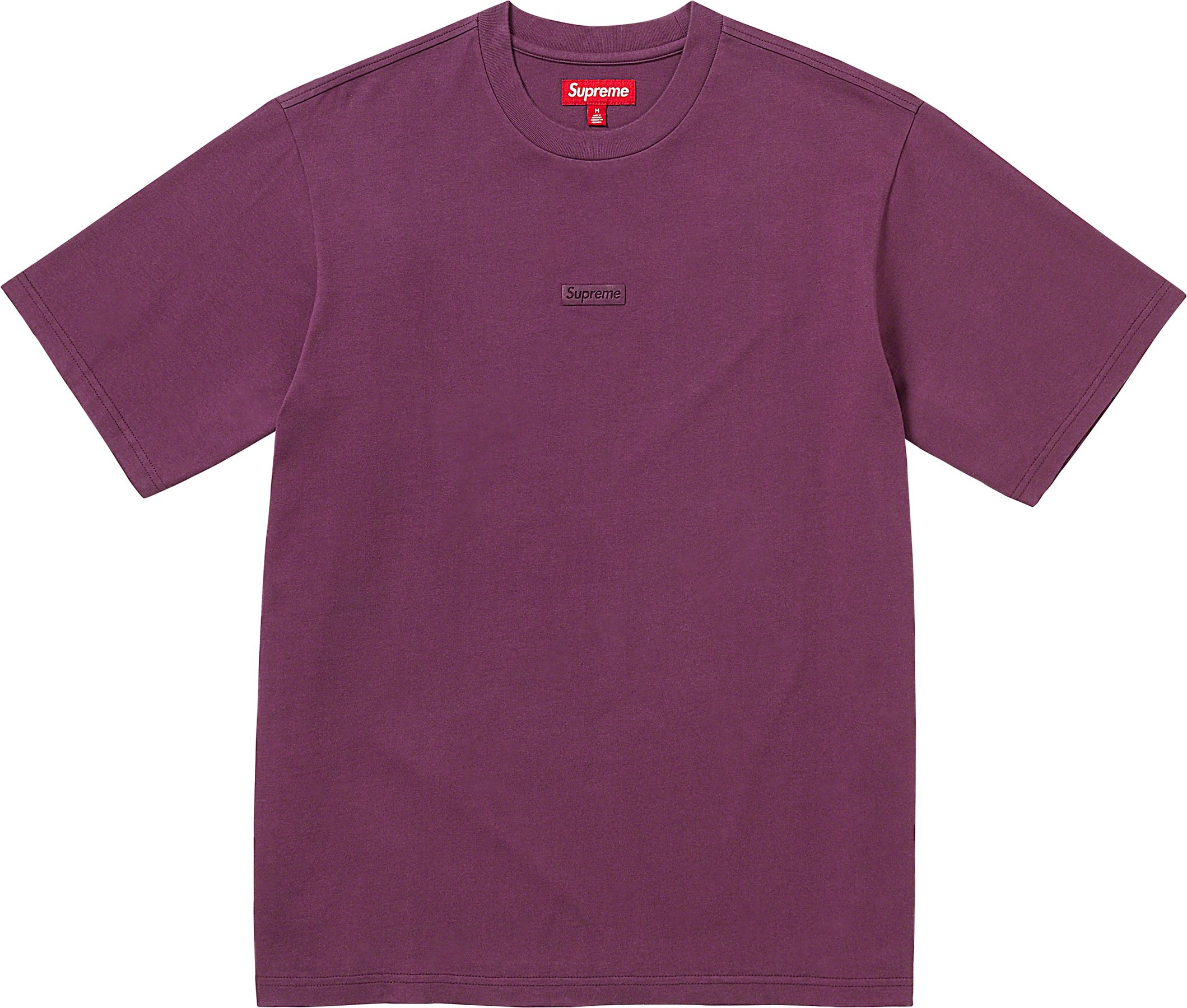 Supreme High Density Small Box Top Short Sleeve T-Shirt - Purple | Trendy Streetwear for Casual Outfits & Urban Fashion