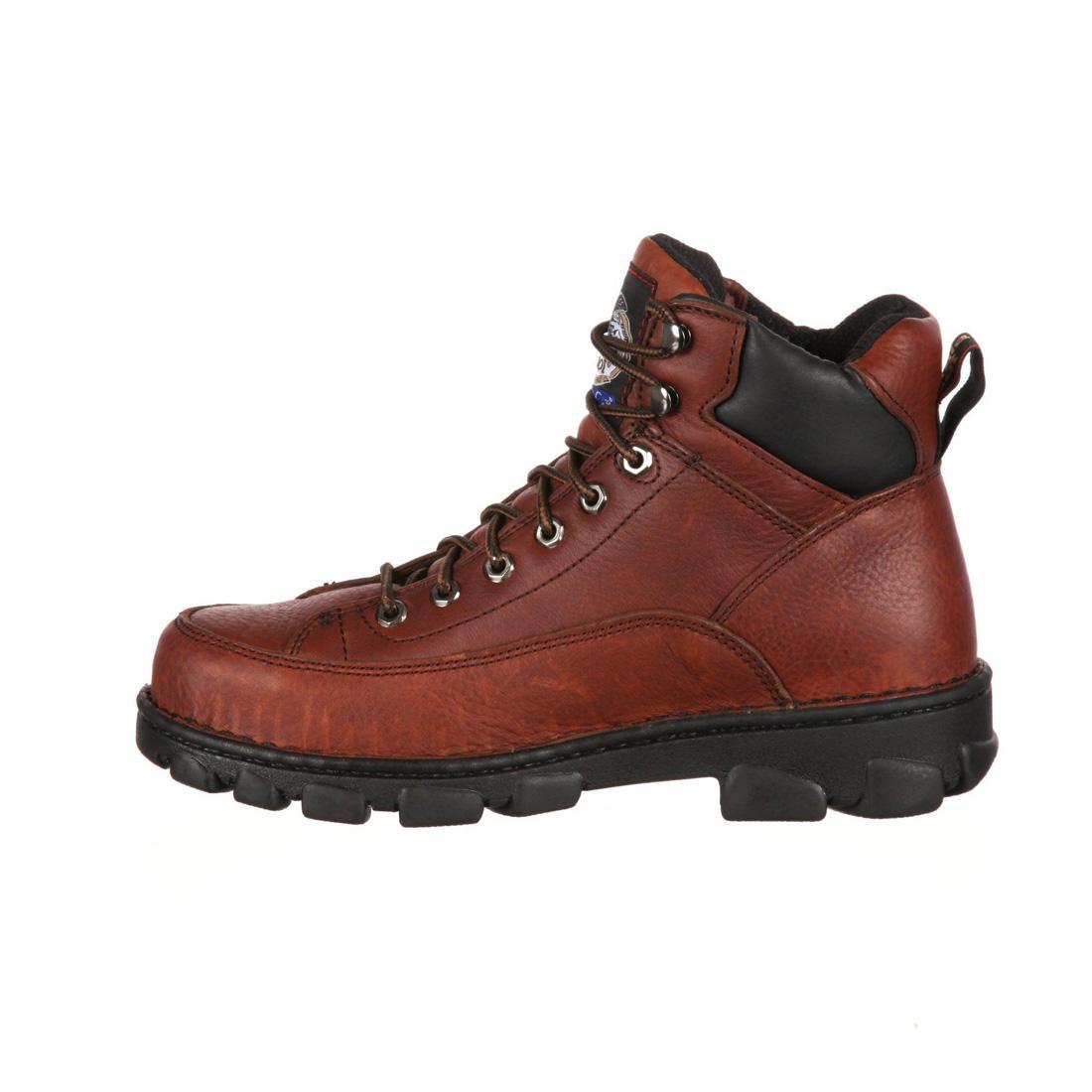 Eagle Light Wide Load Steel Toe Work Boots for Men - Waterproof Hiking & Construction Safety Shoes - Ideal for Outdoor Work, Hiking, and Heavy Duty Jobs