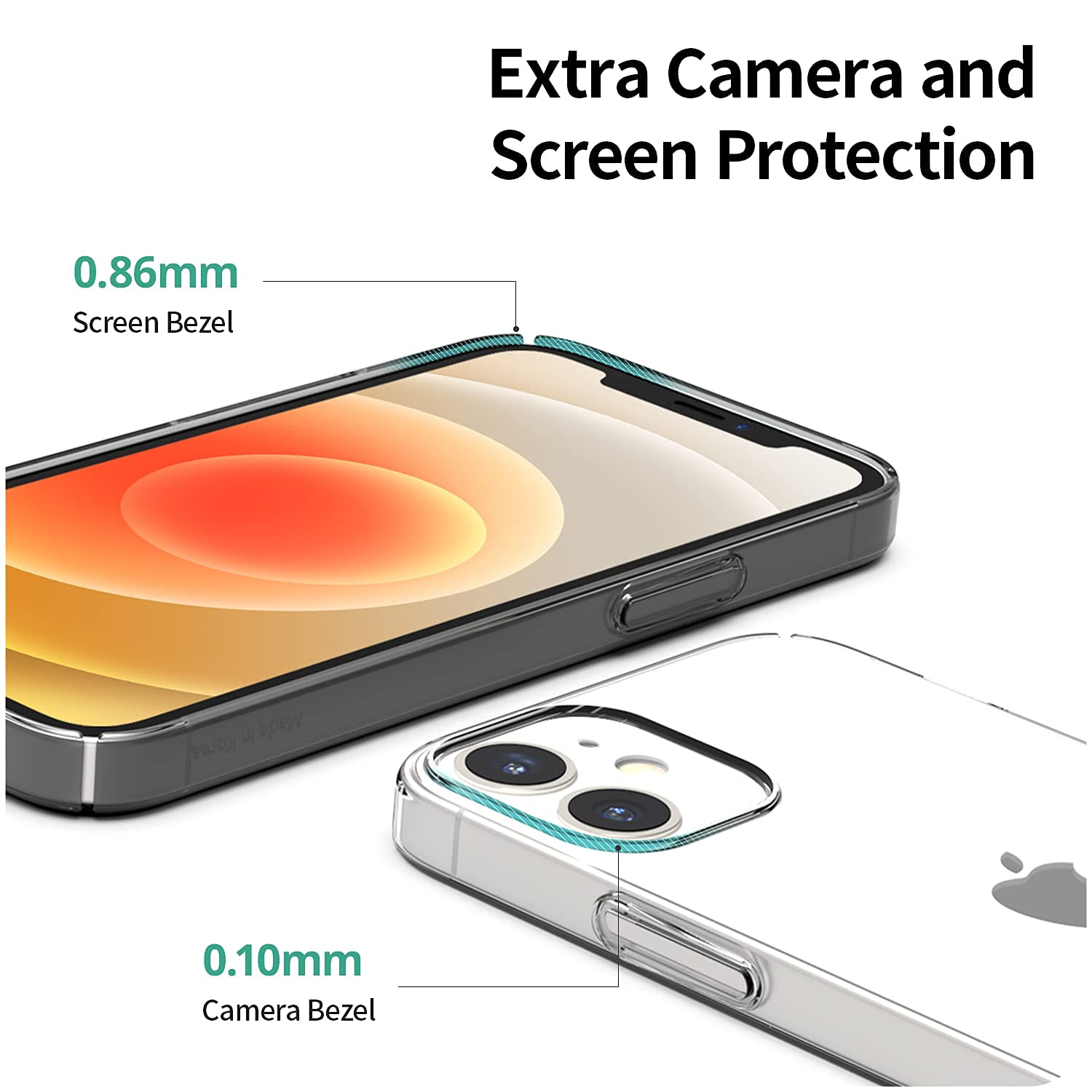 PATCHWORKS Level ST Ultra Thin Shockproof Crystal Clear Hard Case for iPhone 12 Mini 5G (5.4 inch 2020 Model) | Lightweight Protective Phone Cover with MagSafe Compatibility | Perfect for Everyday Use, Work & Travel