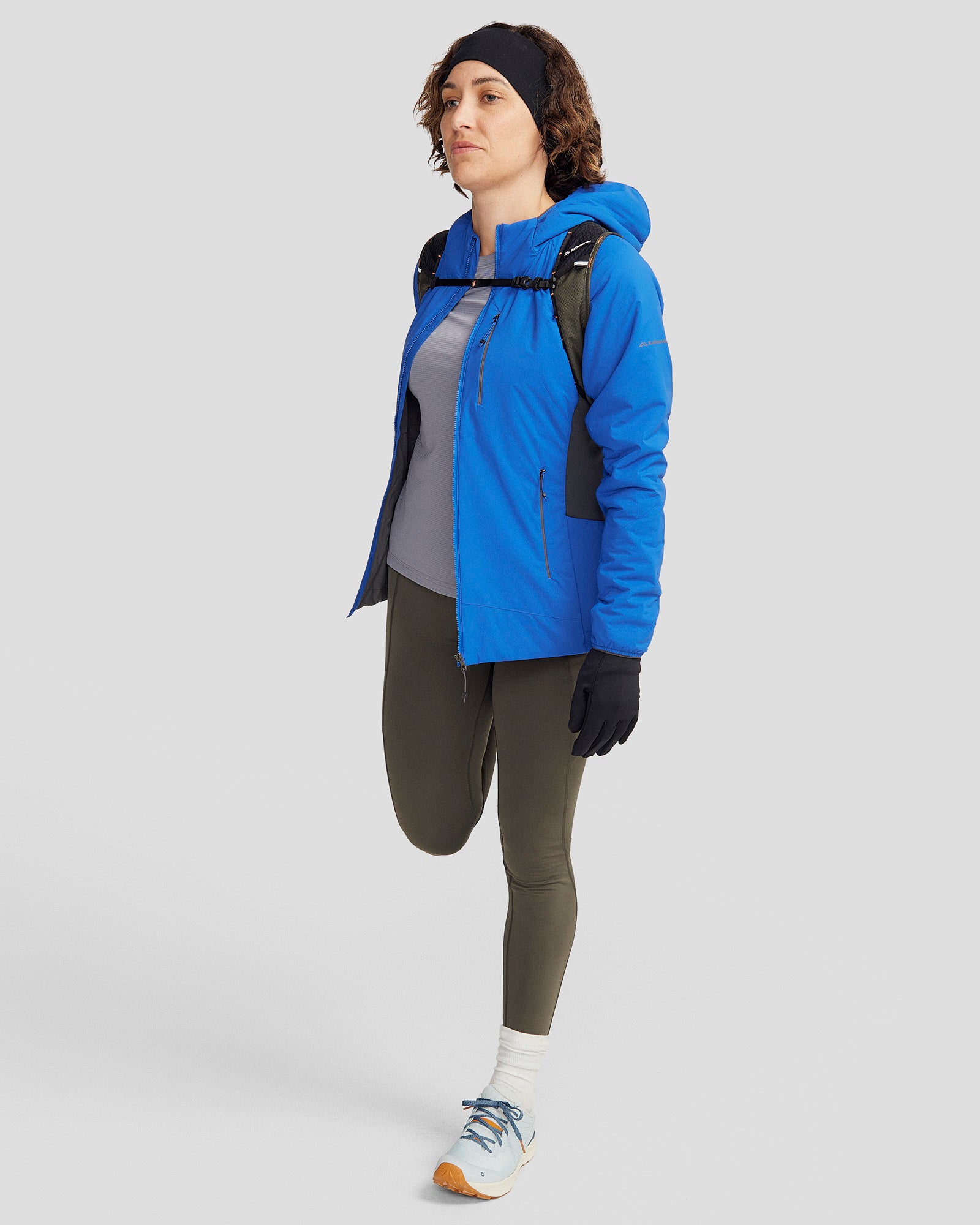 Women's Seeker PrimaLoft® Active Hooded Jacket - Lightweight Insulated Winter Coat, Water-Resistant Outdoor Jacket for Hiking, Running & Cold Weather Activities (Peak Blue)