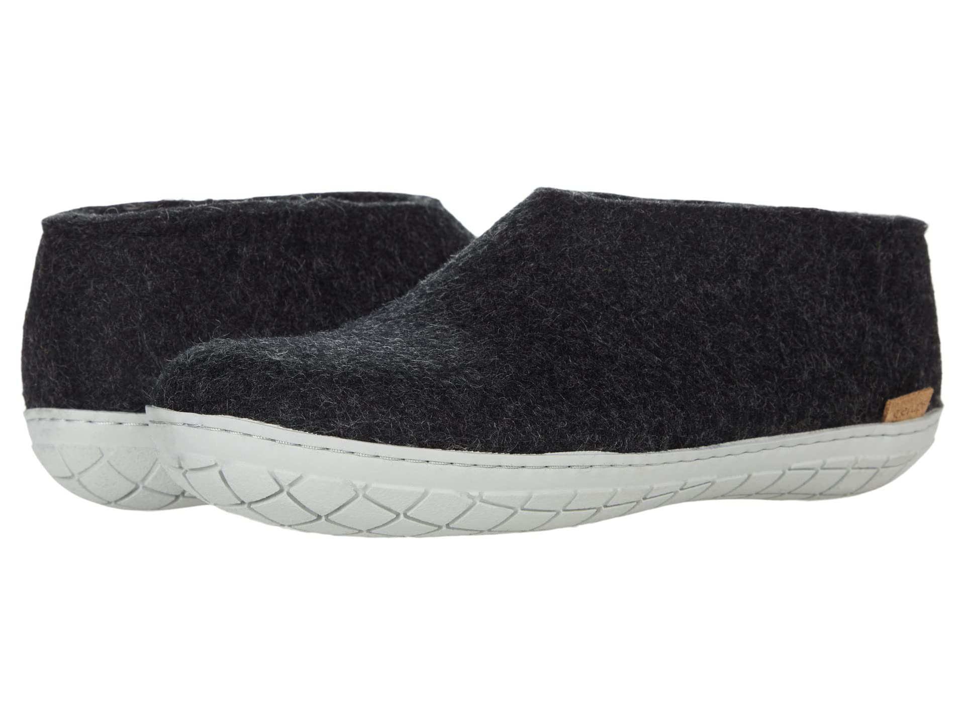 Glerups Wool Slippers for Men and Women - Comfortable Rubber Sole House Shoes for Indoor & Outdoor Use - Perfect for Home, Office, and Relaxation