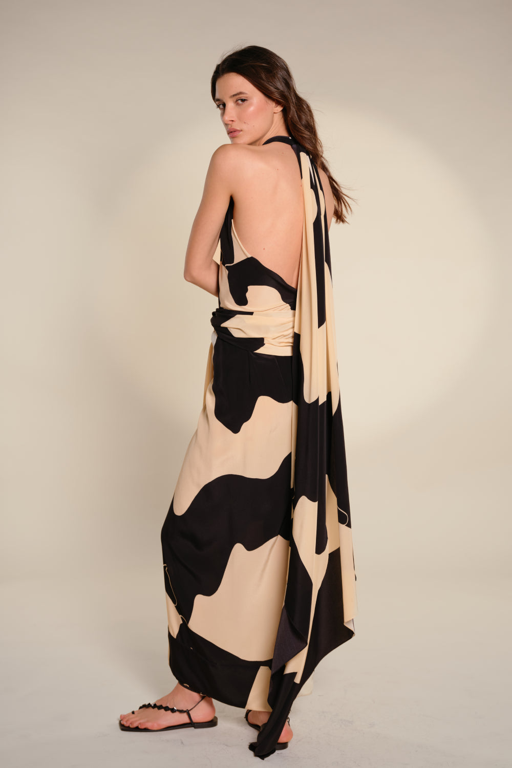 Elegant Women's Shadow Dress - Flowy A-Line Midi Dress for Casual & Evening Wear | Perfect for Parties, Dates & Office Outfits