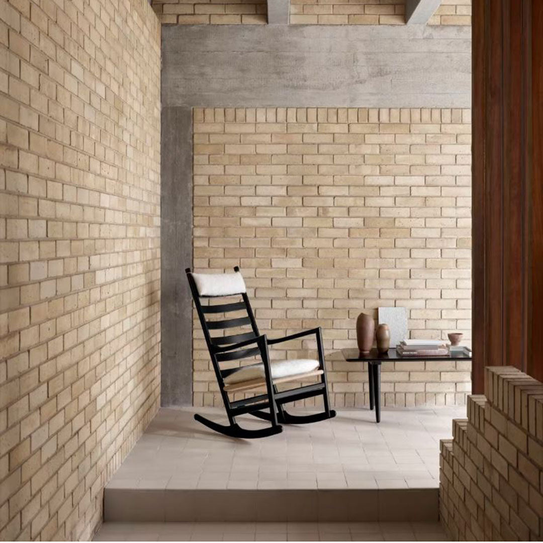 CH45 Rocking Chair - Comfortable Wooden Rocking Chair for Living Room, Nursery & Porch - Perfect for Relaxing, Nursing & Reading
