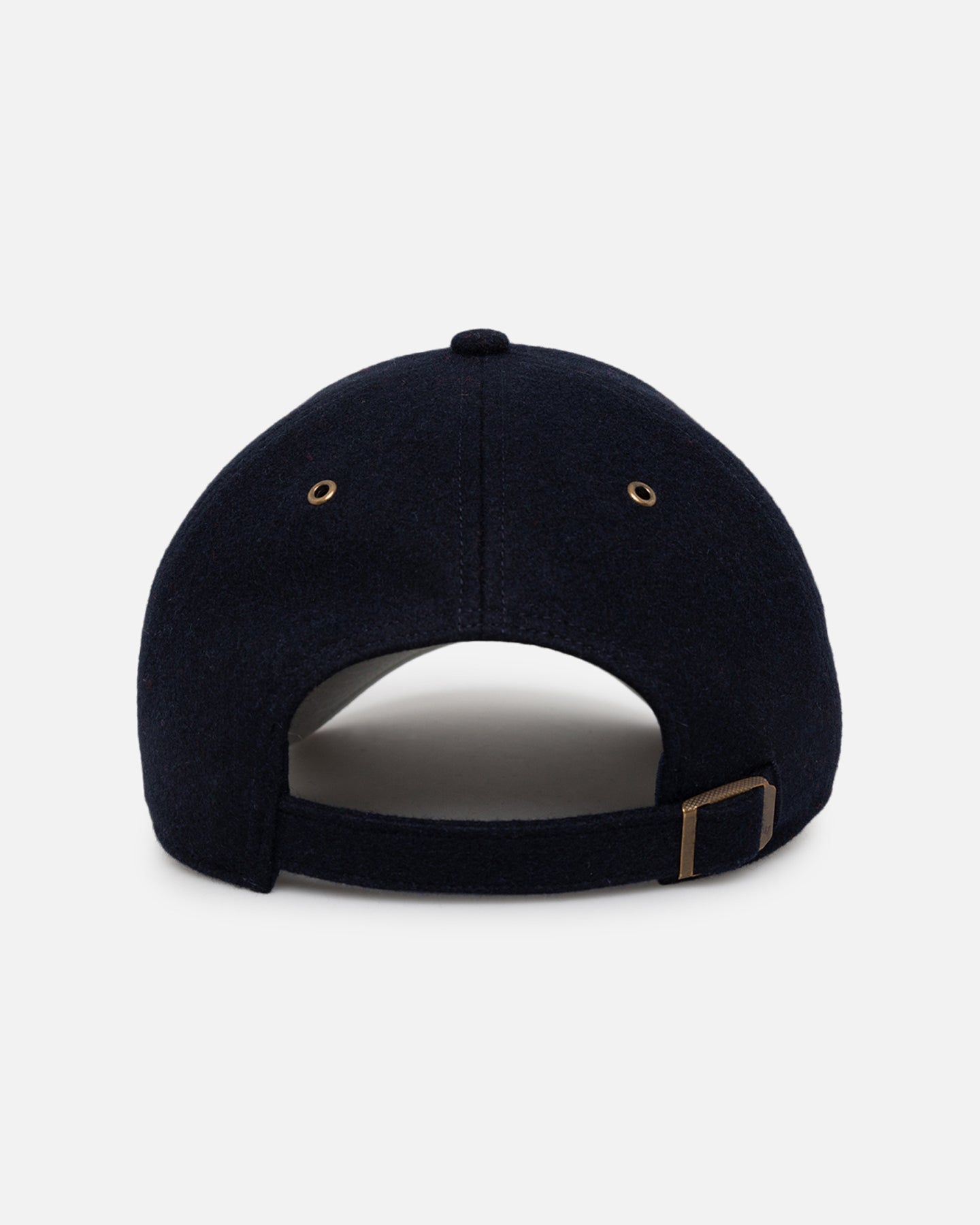 47 Brand UConn Huskies Wooly Clean Up Strapback Navy Hat - Adjustable Wool Baseball Cap for Men & Women - Perfect for College Sports, Casual Outfits & Fan Gear