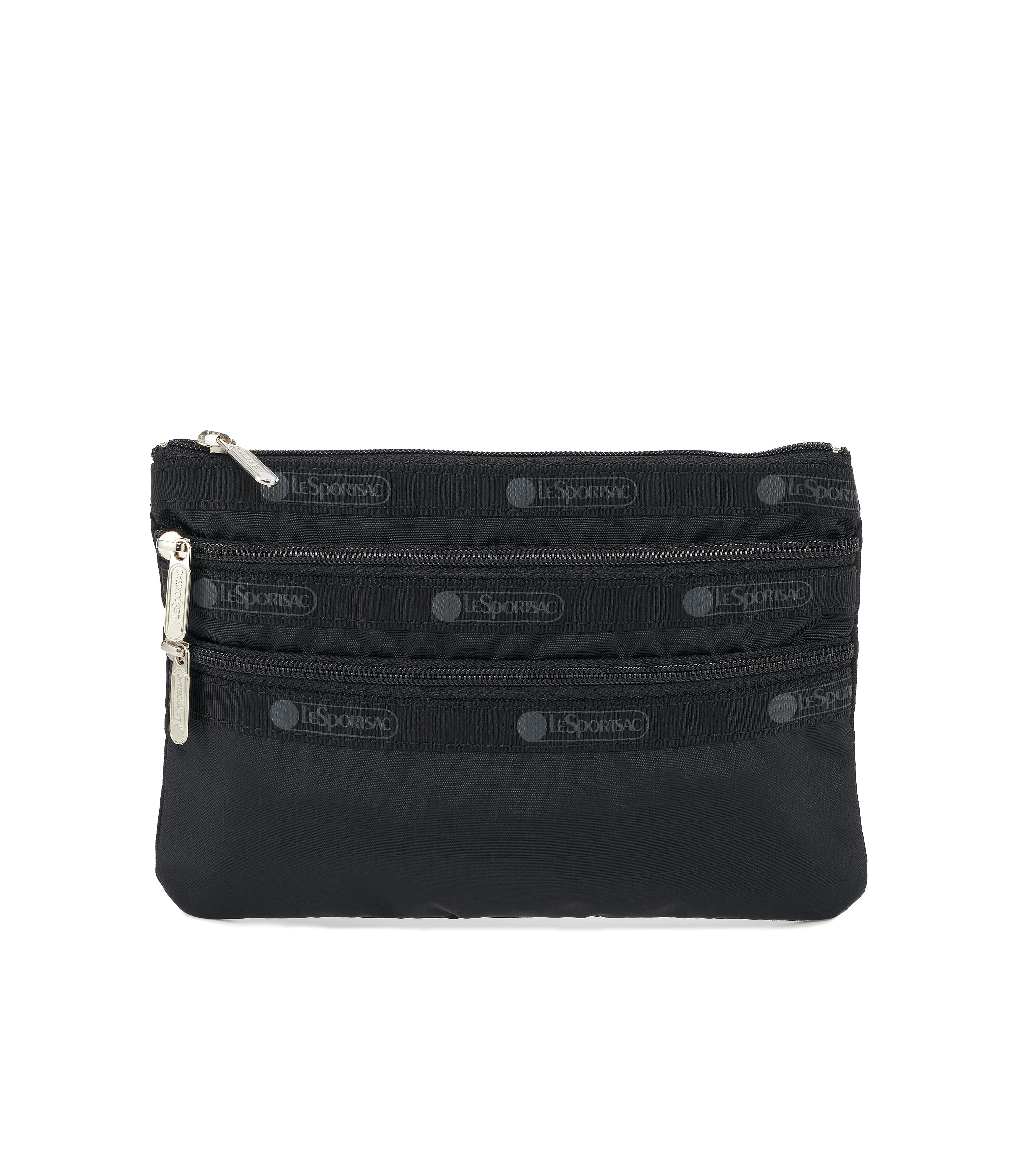 3-Zip Waterproof Cosmetic Bag - Travel Makeup Organizer for Toiletries, Makeup Brushes & Accessories | Perfect for Travel, Gym & Daily Use