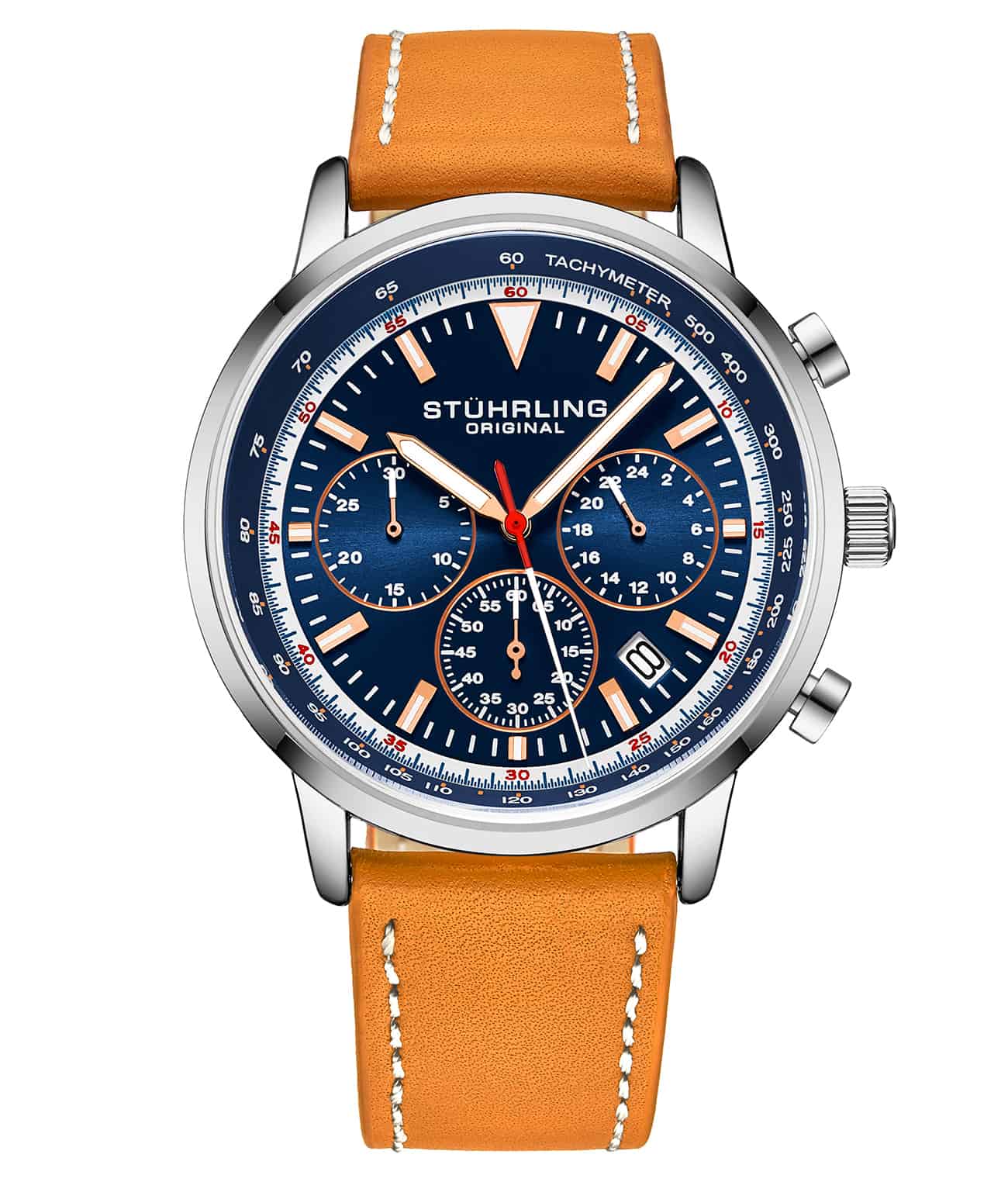 C986M Men's Quartz Chronograph Watch - 44mm Stainless Steel Case, Waterproof, Fashionable for Business, Casual & Outdoor Activities