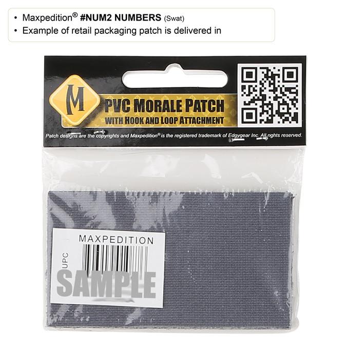 US Army Number 2 Morale Patch - Tactical Military Velcro Patch for Morale Boosting - Perfect for Vests, Backpacks & Military Gear