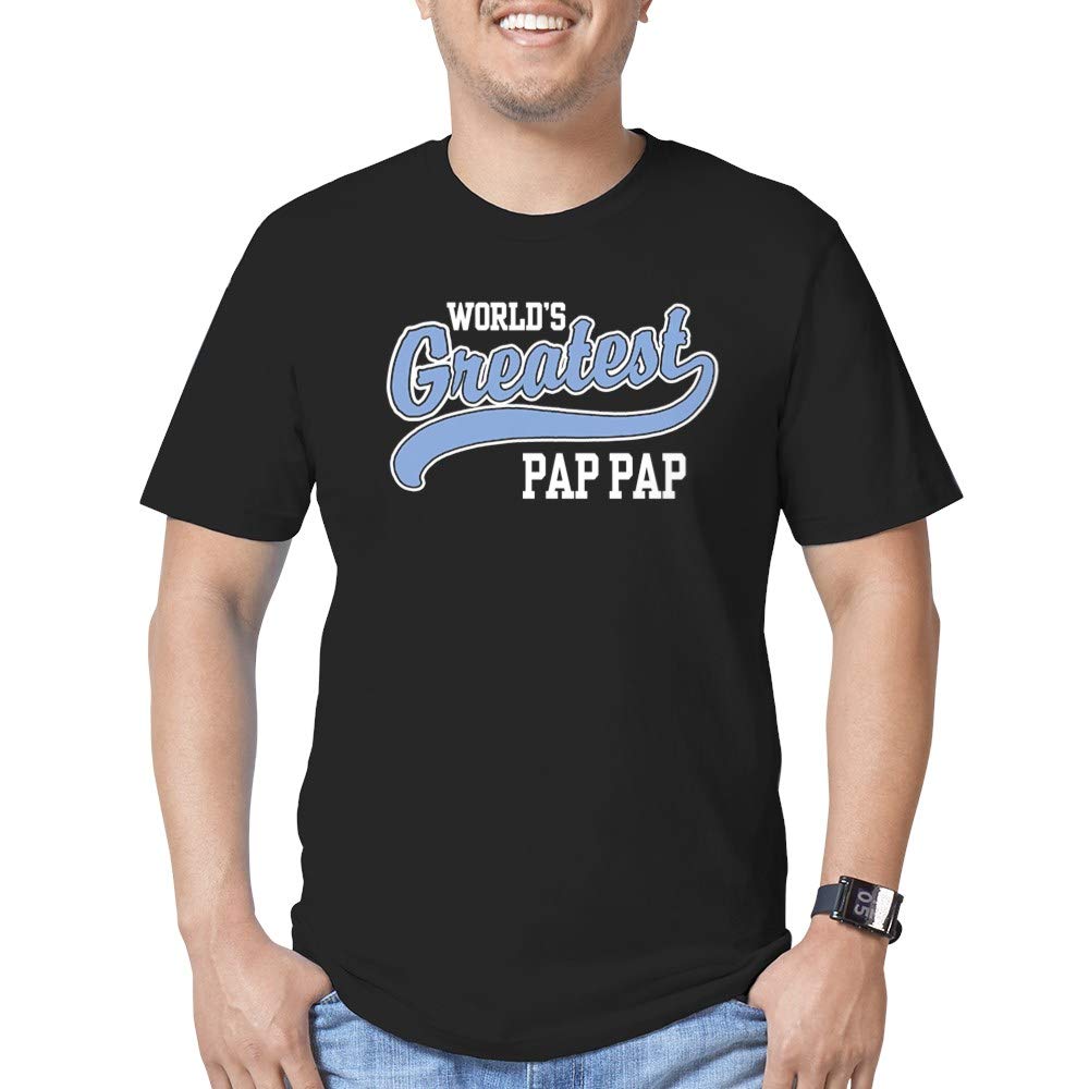 World's Greatest Pap Pap Men's Fitted T-Shirt - Comfortable Cotton Tee for Grandfathers - Perfect for Father's Day, Birthday Gifts & Family Reunions