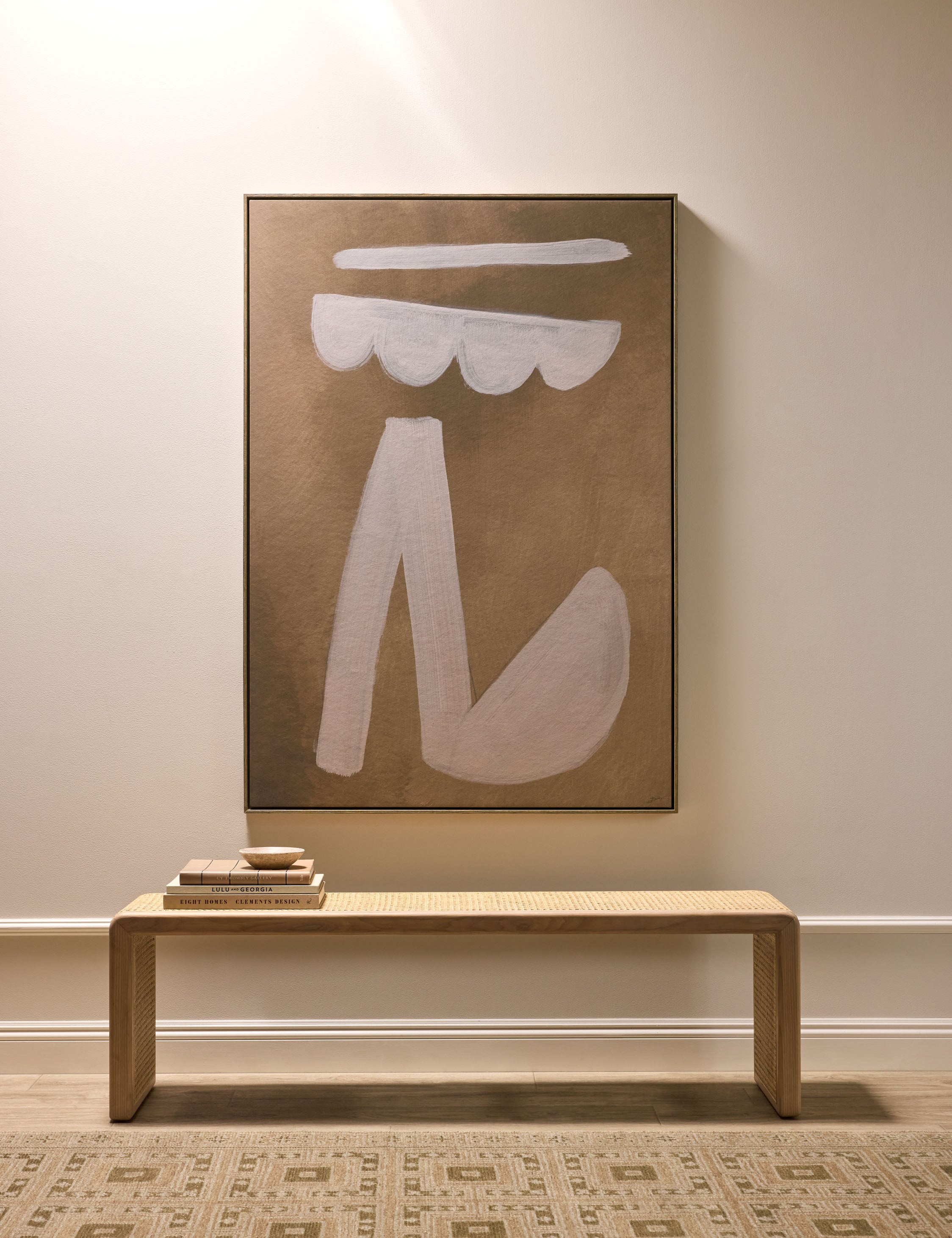 Bobby Berk Ambiguity IV Modern Abstract Wall Art - Canvas Print for Living Room, Bedroom & Office Decor