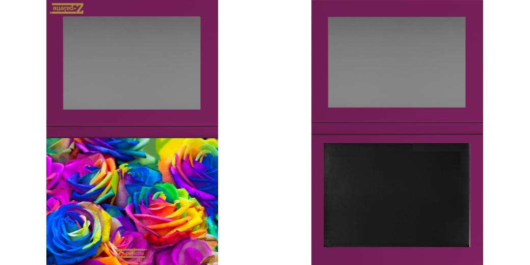 Custom Extra Large Z Palette - Magnetic Makeup Palette for Eyeshadows & Blush - Perfect for Travel & Professional Makeup Artists