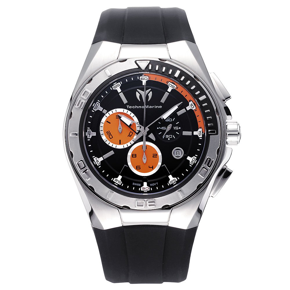TechnoMarine Men's 110010 Cruise Stainless Steel Waterproof Watch - Perfect for Diving, Swimming & Outdoor Adventures