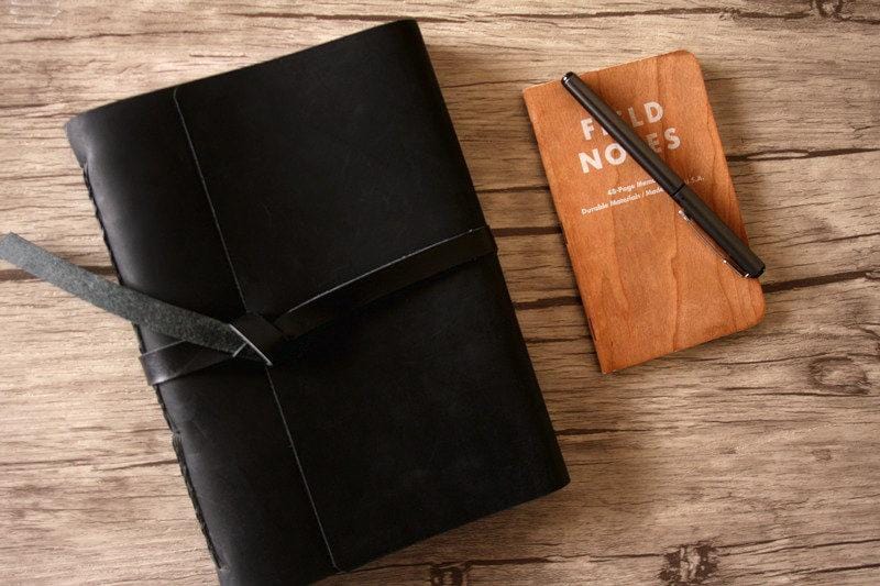 Premium Custom Leather Photo Album - Personalized Handmade Scrapbook for Wedding, Travel & Family Memories - Perfect Gift for Anniversaries & Special Occasions