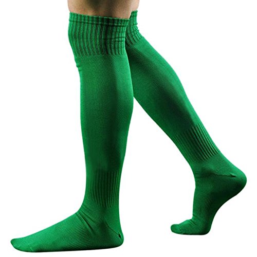 YOKWI Men's Knee High Compression Soccer Socks - Non Slip Athletic Football Socks for Hockey & Baseball - Perfect for Sports, Workouts & Casual Wear