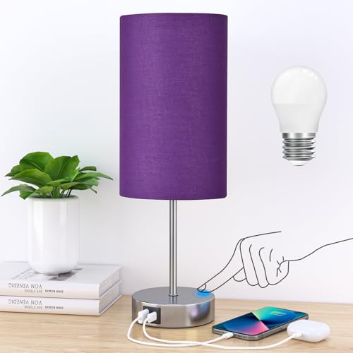 Purple Shade-Sliver Base