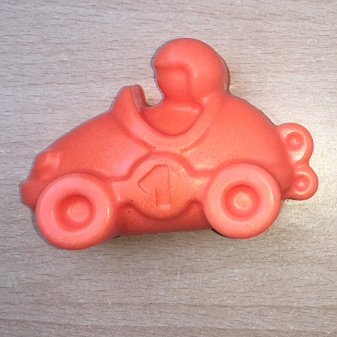 Love and Lather Natural Handmade Soap Set - Car Shaped Soap (110g) & Motorbike Soap (60g) for Kids | Paraben & SLS Free | Perfect for Birthday Gifts, Party Favors and Children's Bath Time
