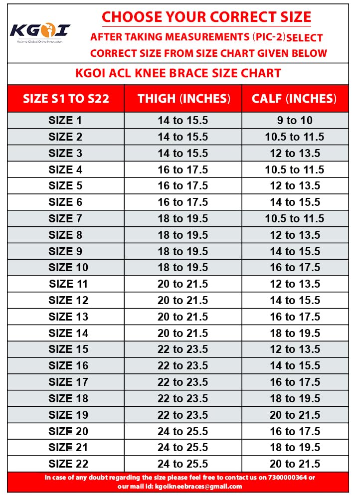 ACL Knee Brace for Men & Women - Support for Ligament, Sports Injuries, Arthritis (OA) & Joint Pain Relief - Adjustable & Breathable (Size 7) - Perfect for Running, Basketball & Workout Recovery