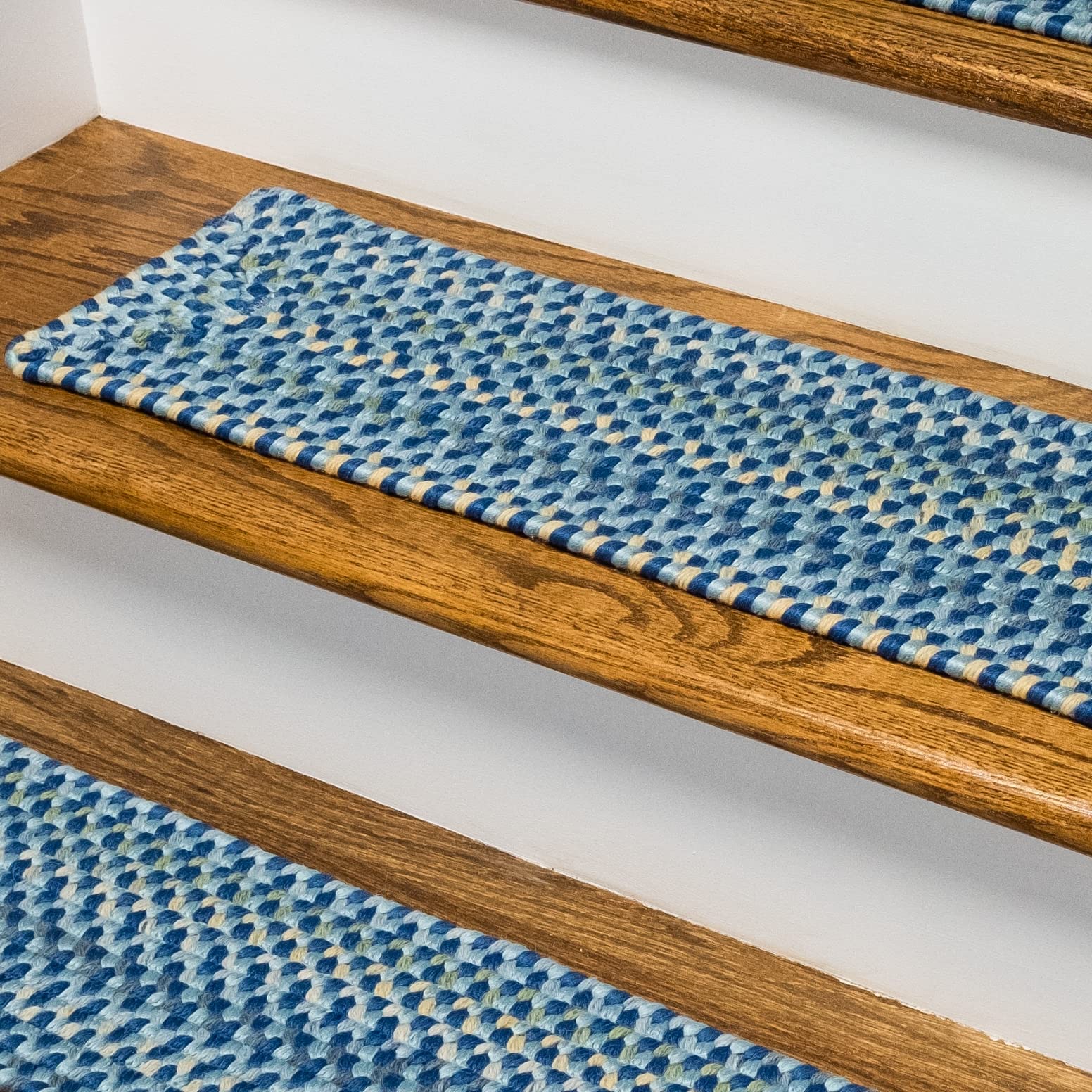 Colonial Mills Pinto Non-Slip Stair Treads - Blue 8