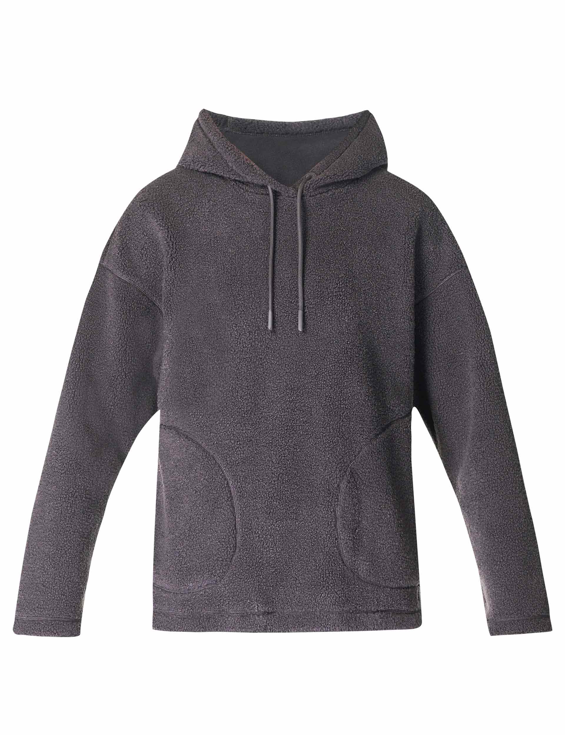 Soft Plush Textured Hoodie for Women & Men - Cozy Urban Grey Pullover Sweatshirt | Perfect for Casual Wear, Lounge & Outdoor Activities