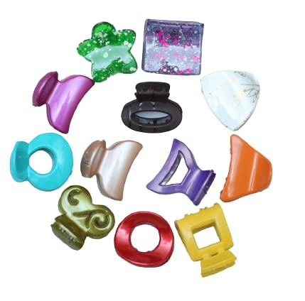 Stylish Hair Claws & Clips for Women & Girls - 12 Piece Hair Accessories Set for Daily Use, Ponytail & Updos (IMIT34) | Perfect for Work, School & Special Occasions