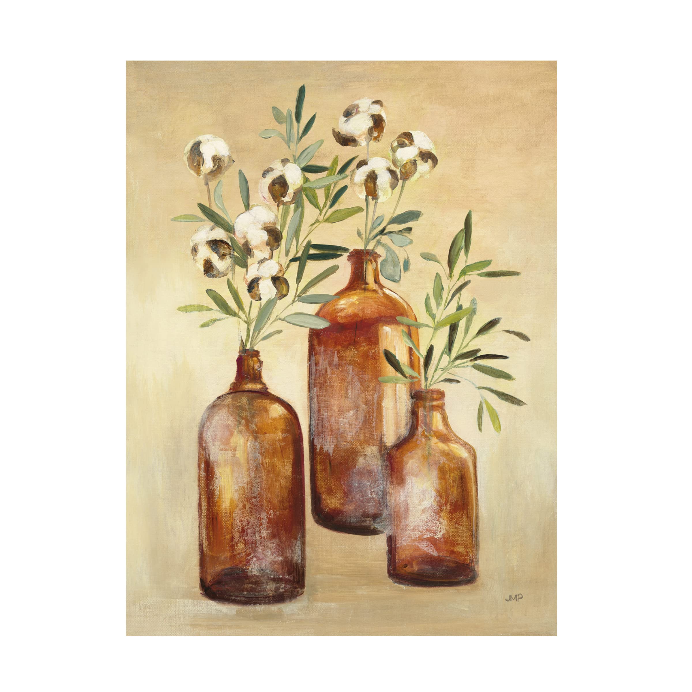 Julia Purinton 'Cotton Still Life III' Canvas Wall Art Print - Modern Home Decor for Living Room, Bedroom & Office