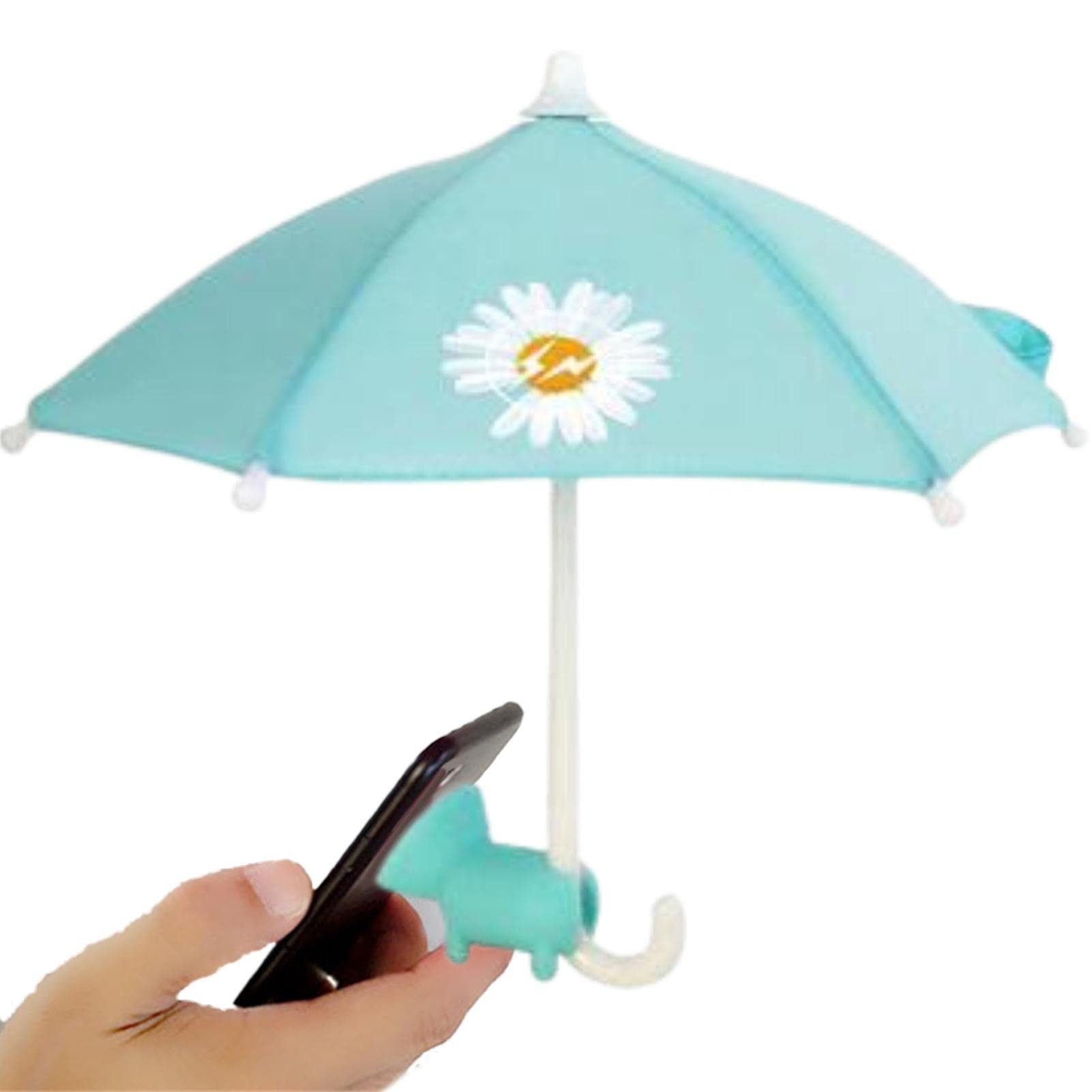 Phone Sunshade Holder with Suction Cup - Universal Sun Visor Stand for Smartphones | Outdoor & Desktop Use for Work, Driving, Beach, and Picnics