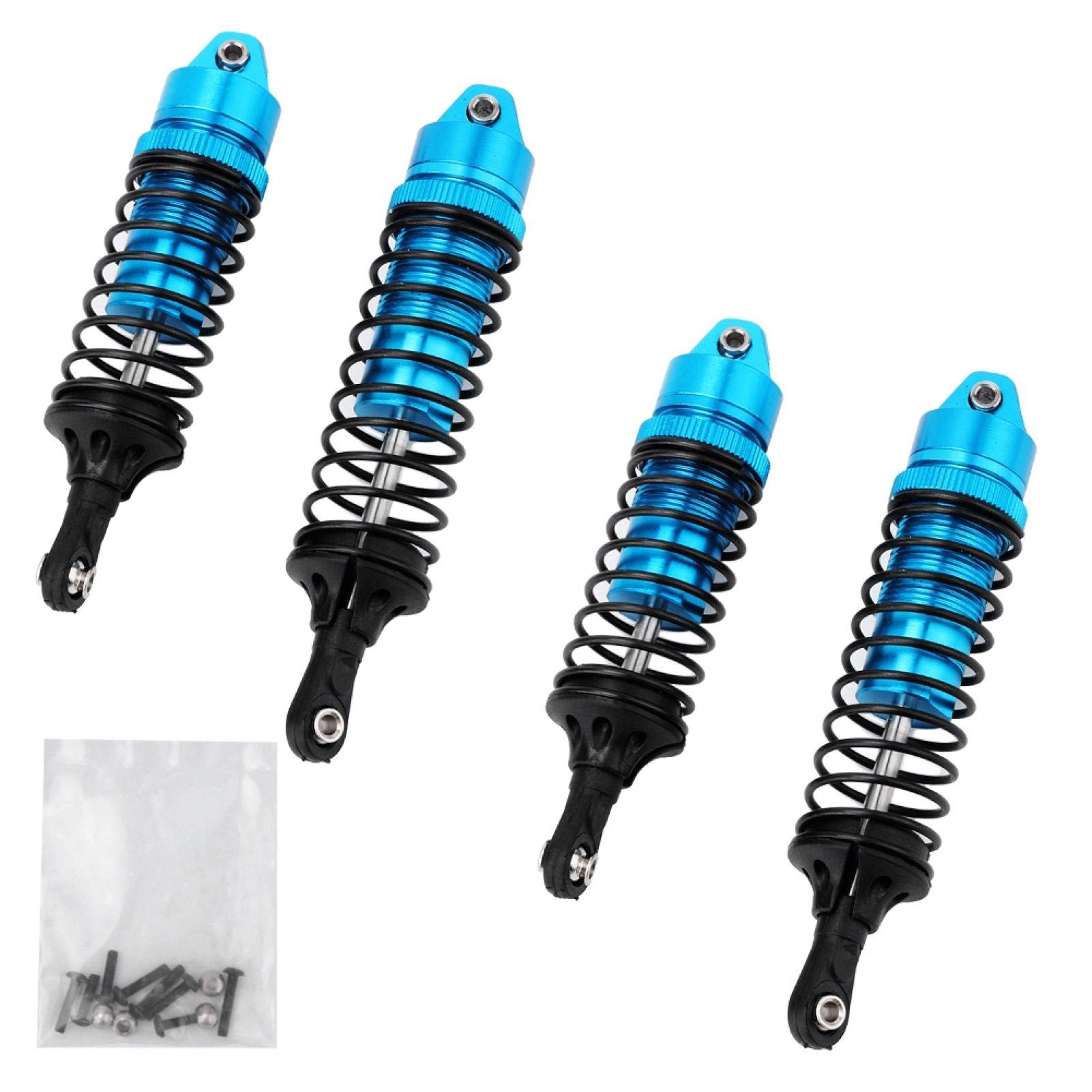 TRXXAS SLASH 2WD RC Car Shock Absorber Set - Heavy Duty Metal Front & Rear Shock Dampers for RC Crawler & Off-Road Vehicles | Perfect for Bashing, Racing & Trail Adventures