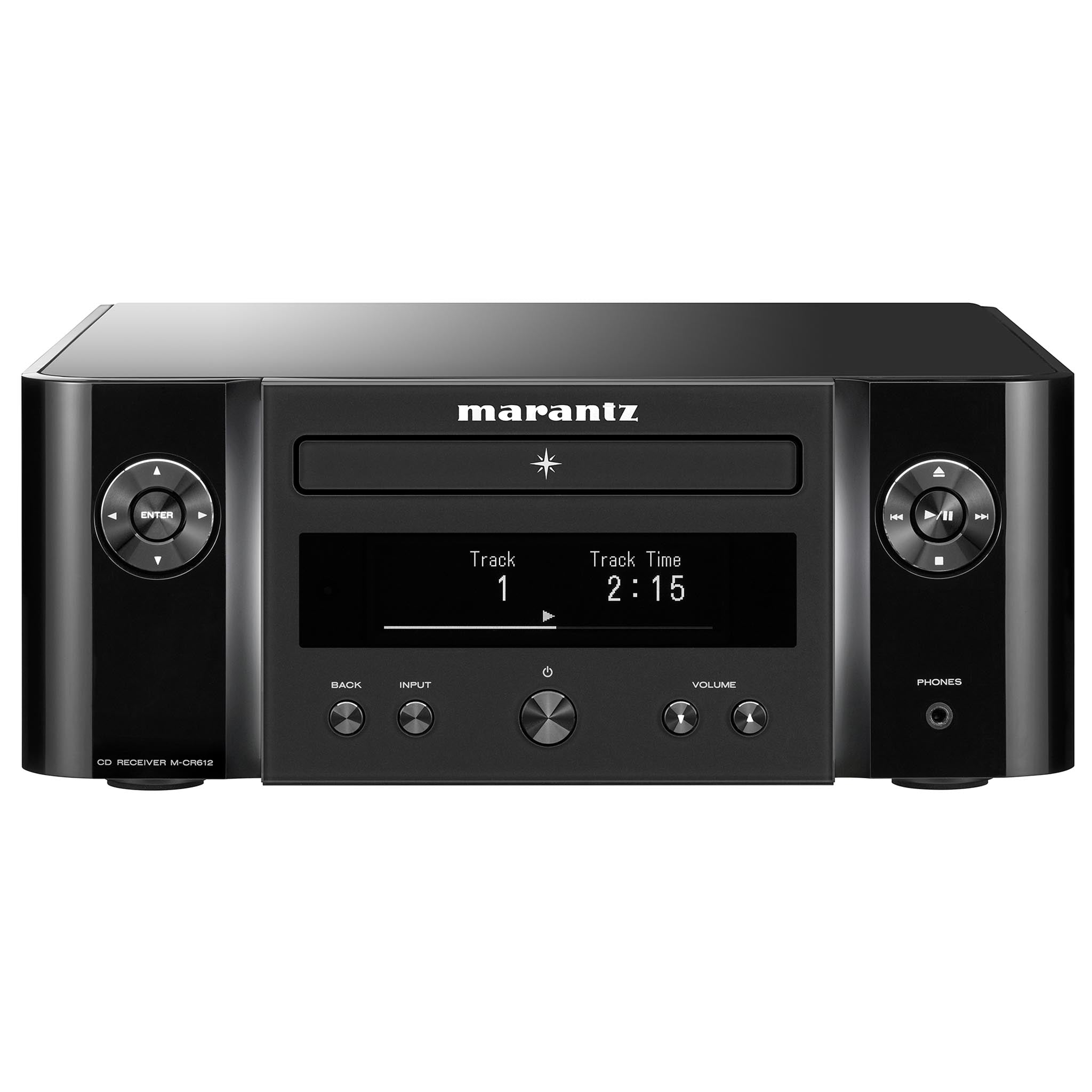 Marantz M CR612 Hi-Fi Streaming Network CD Receiver - Wireless Music System for Home Theater & Audiophile Listening