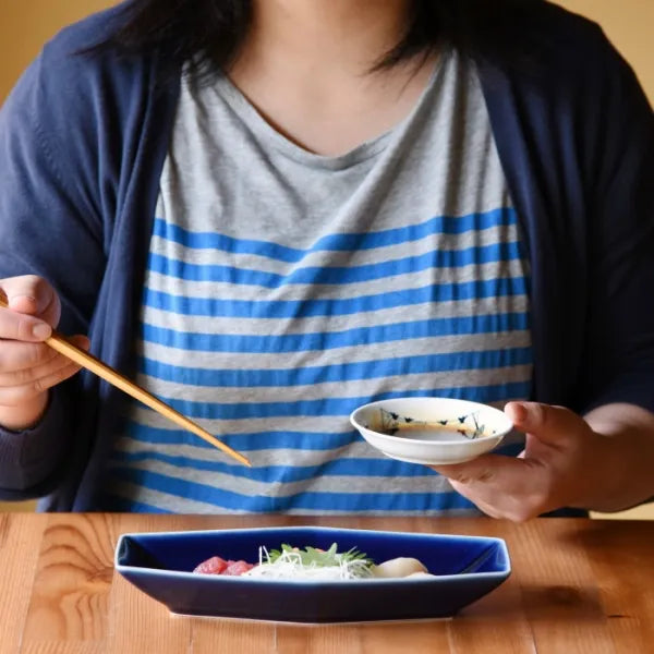 Hasami Yaki Japanese Ceramic Small Plates Set of 5 - Handcrafted Animal Design Tableware for Sushi, Desserts & Appetizers | Authentic Hasami Ware for Home Dining & Restaurant Use