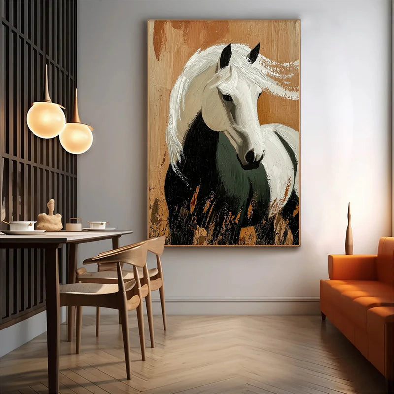 Animal Art Painting #AP111 - Handmade Canvas Wall Decor for Living Room, Bedroom & Office - Wildlife & Nature Inspired Home Decor