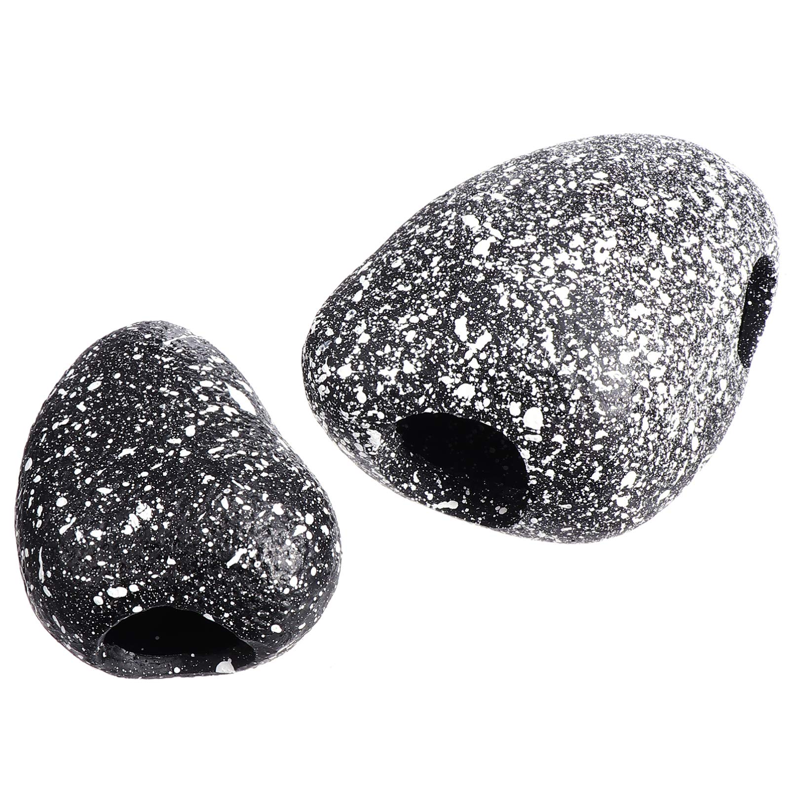Balacoo 2PCS Aquarium Mountain View Stone Ornament - Moss Tree Rock Cave & Hiding Cave for Fish Tank Landscape | Perfect for Aquascaping, Betta Fish Hideouts, and Tropical Fish Tank Decorations