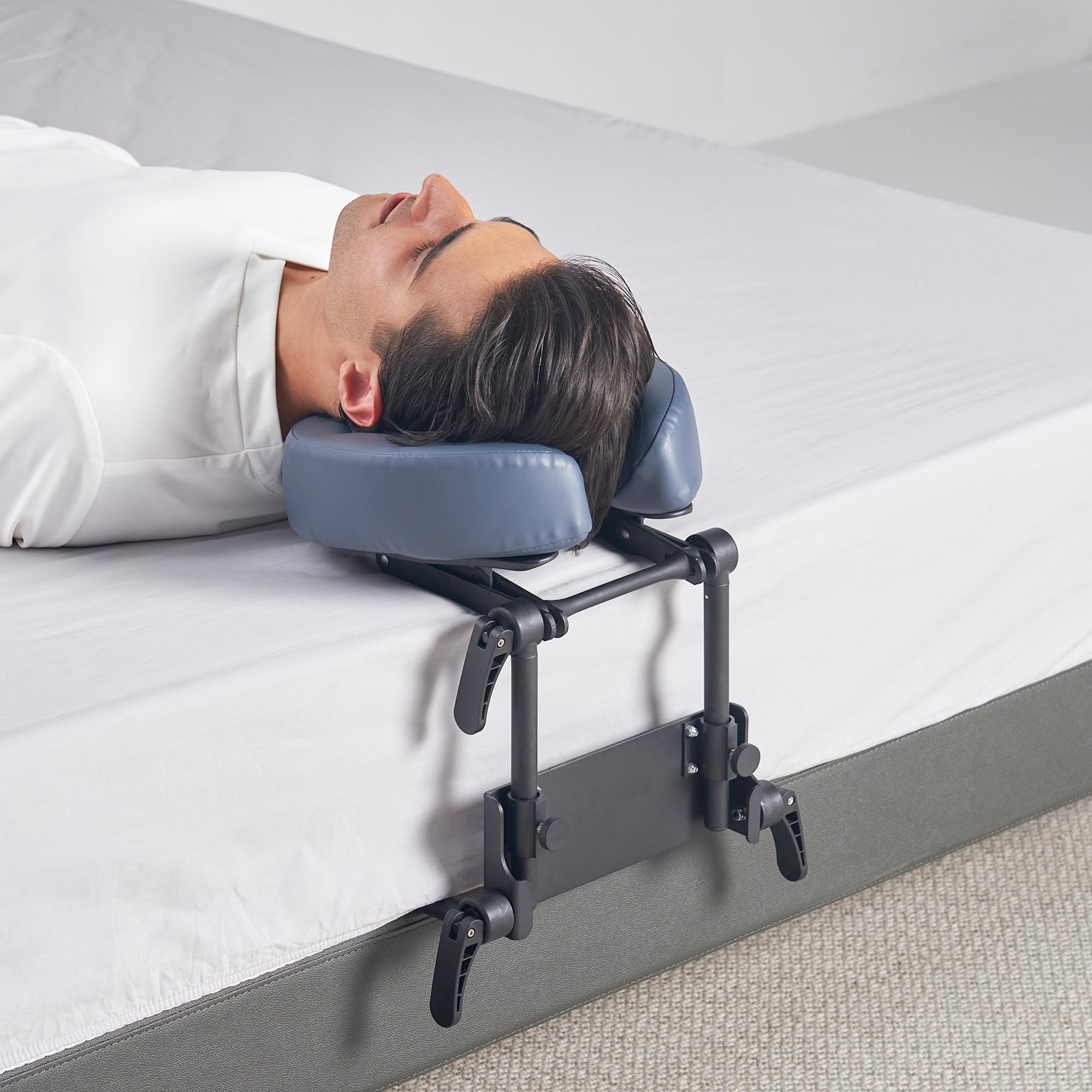 Adjustable Headrest Face Pillow Cradle & Massage Support Bracket - Home Use Sleeping Mattress Top Massage Kit for Eye Surgery Recovery & Relaxation - Perfect for Spa, Yoga, and Post-Surgery Comfort
