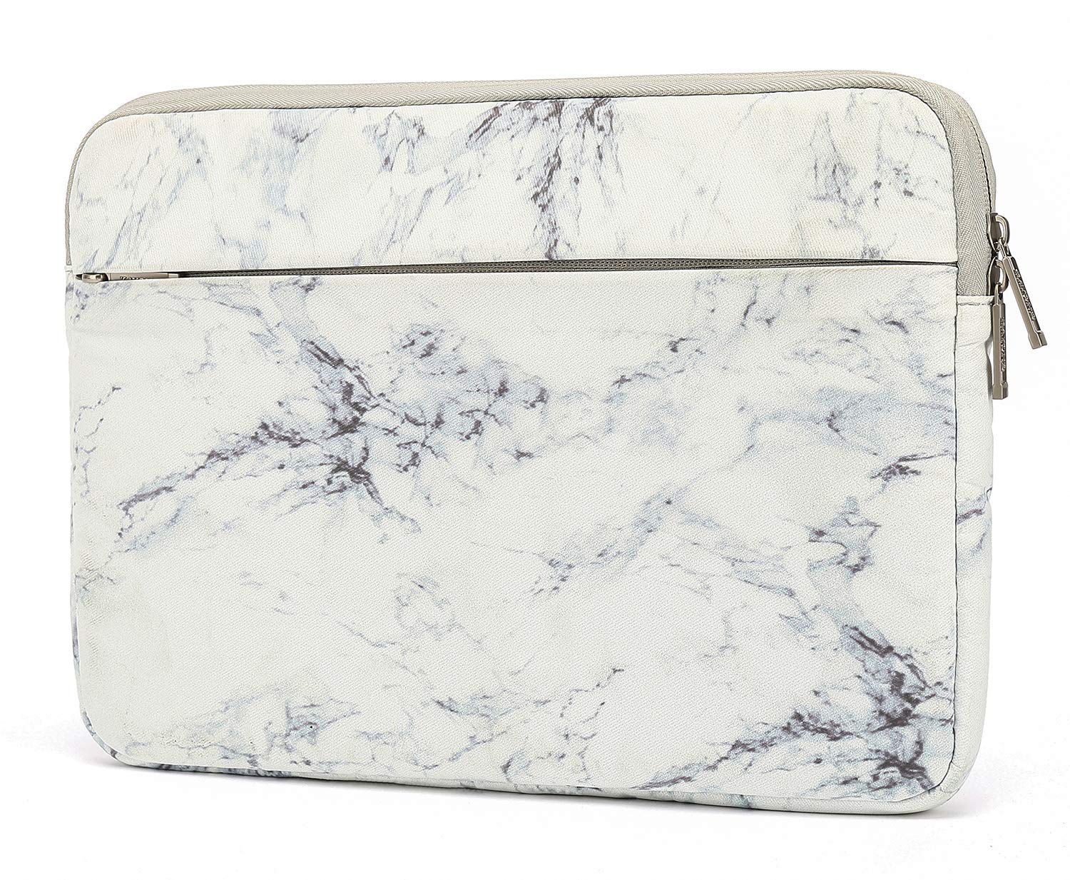 KAYOND 15-15.6 Inch Laptop Sleeve for MacBook Pro 15.4/16 & MacBook Air 15.4 - Water Resistant Shockproof Computer Case - Perfect for Work, Travel & School (White)
