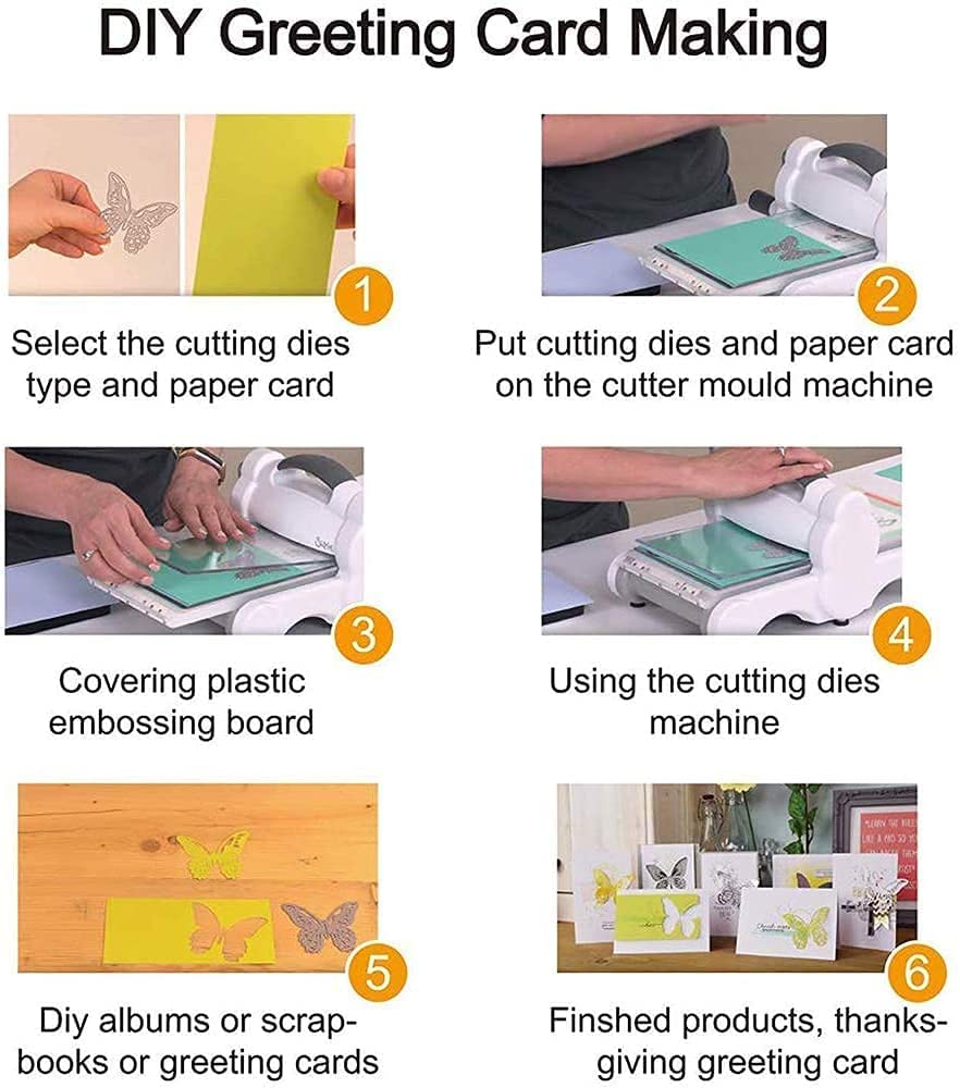 Premium Card Making Cutting Dies & Stencils for DIY Scrapbooking - Lace Hole Rectangular Frame Embossing Paper Dies with Cute Brooch Pin - Perfect for Handmade Greeting Cards, Photo Albums & Craft Projects