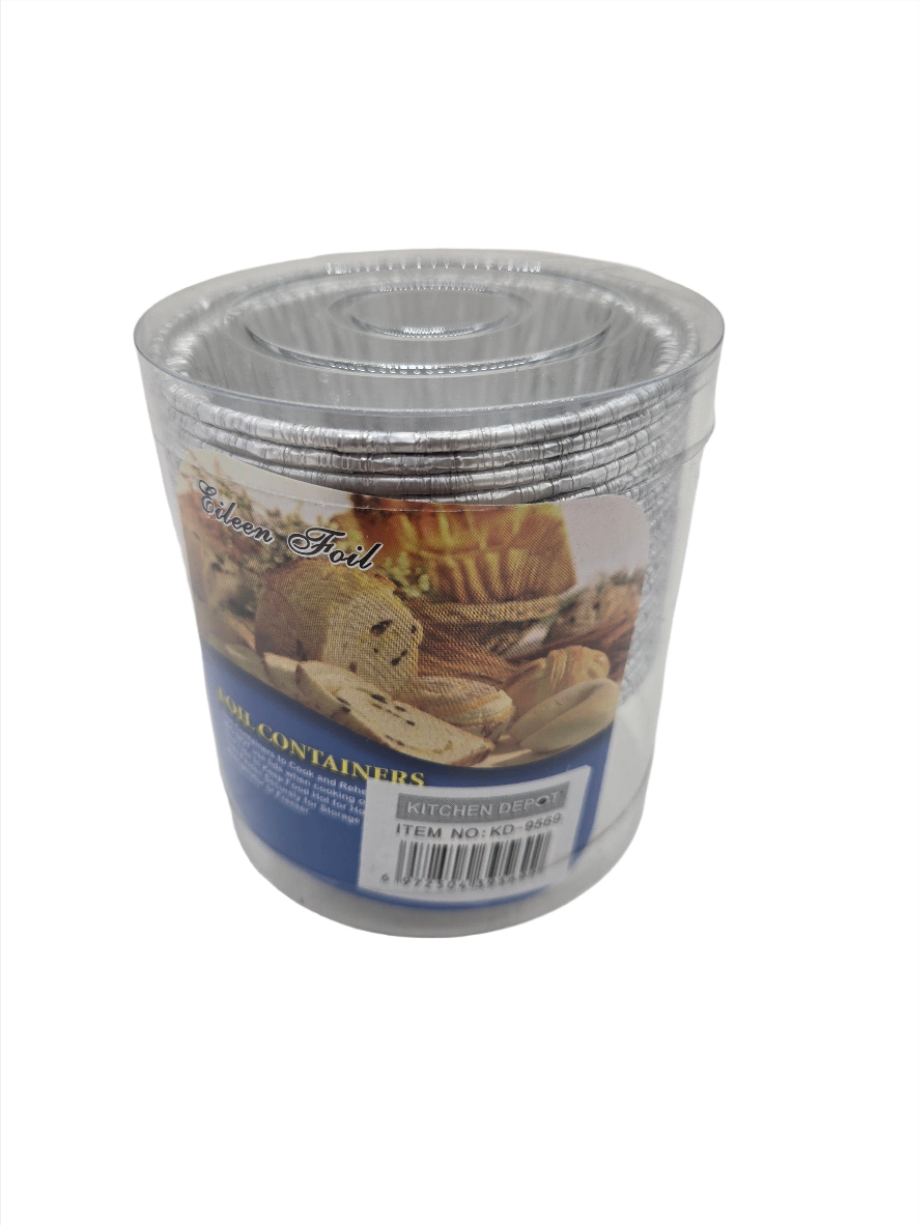 3x1.5 Inch Aluminum Foil Baking Cups - 20 Count Pack - Perfect for Cupcakes, Muffins & Candy Making - Ideal for Home Baking and Party Desserts