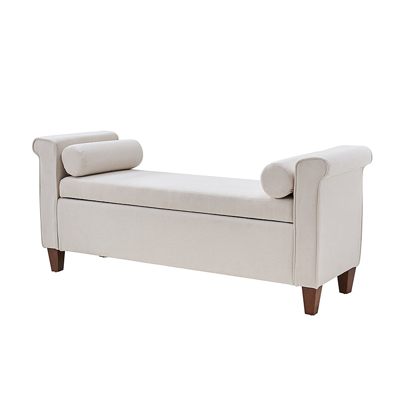 Gabino Traditional Style Storage Bench - Multipurpose Entryway, Living Room, Bedroom Seat with Storage - Perfect for Home Decor & Organization