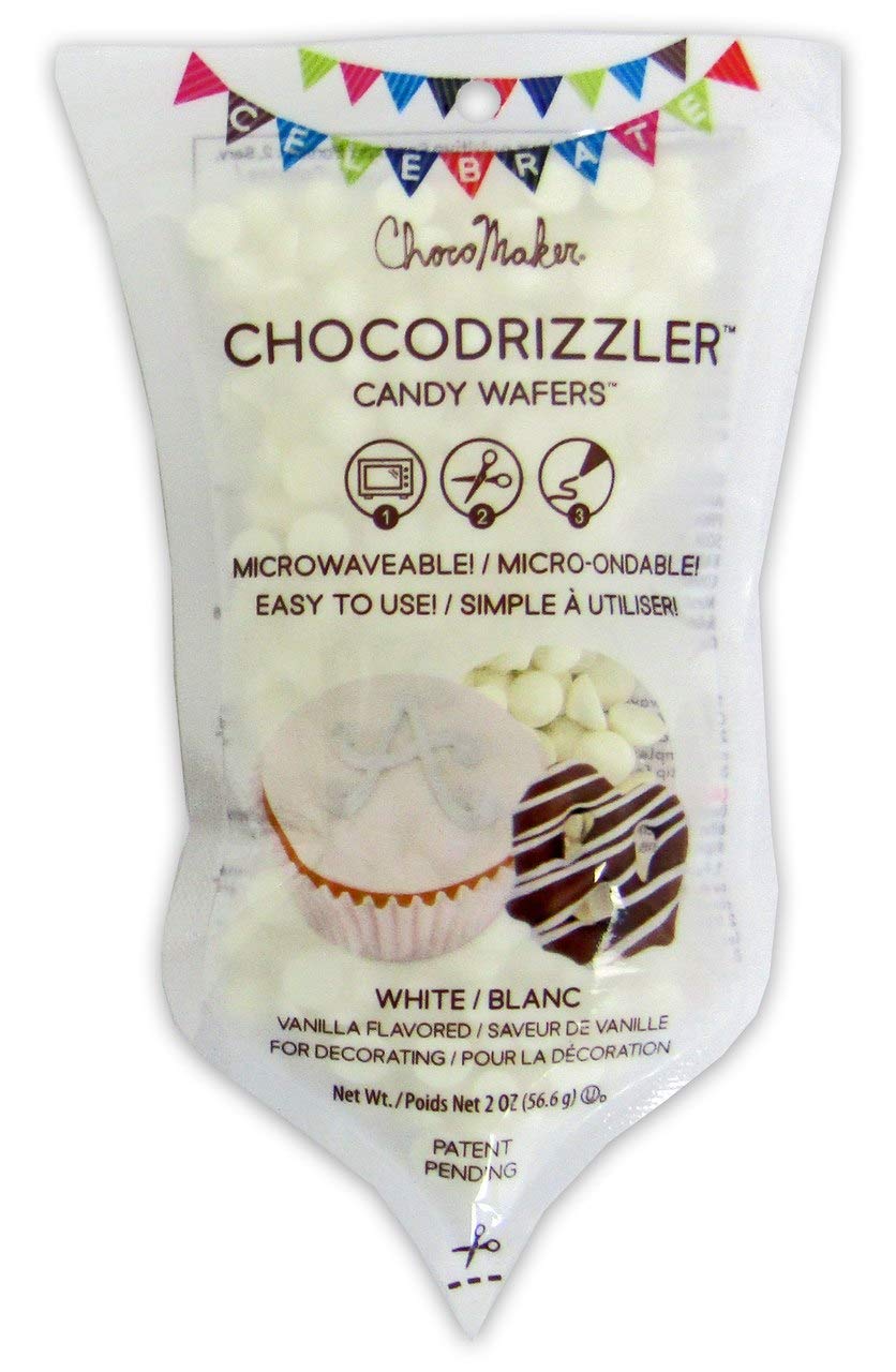 Vanilla-Flavored Bright White Candy Wafers for Chocolate Drizzler - Perfect for Cake Decorating, Dessert Toppings & DIY Candy Making