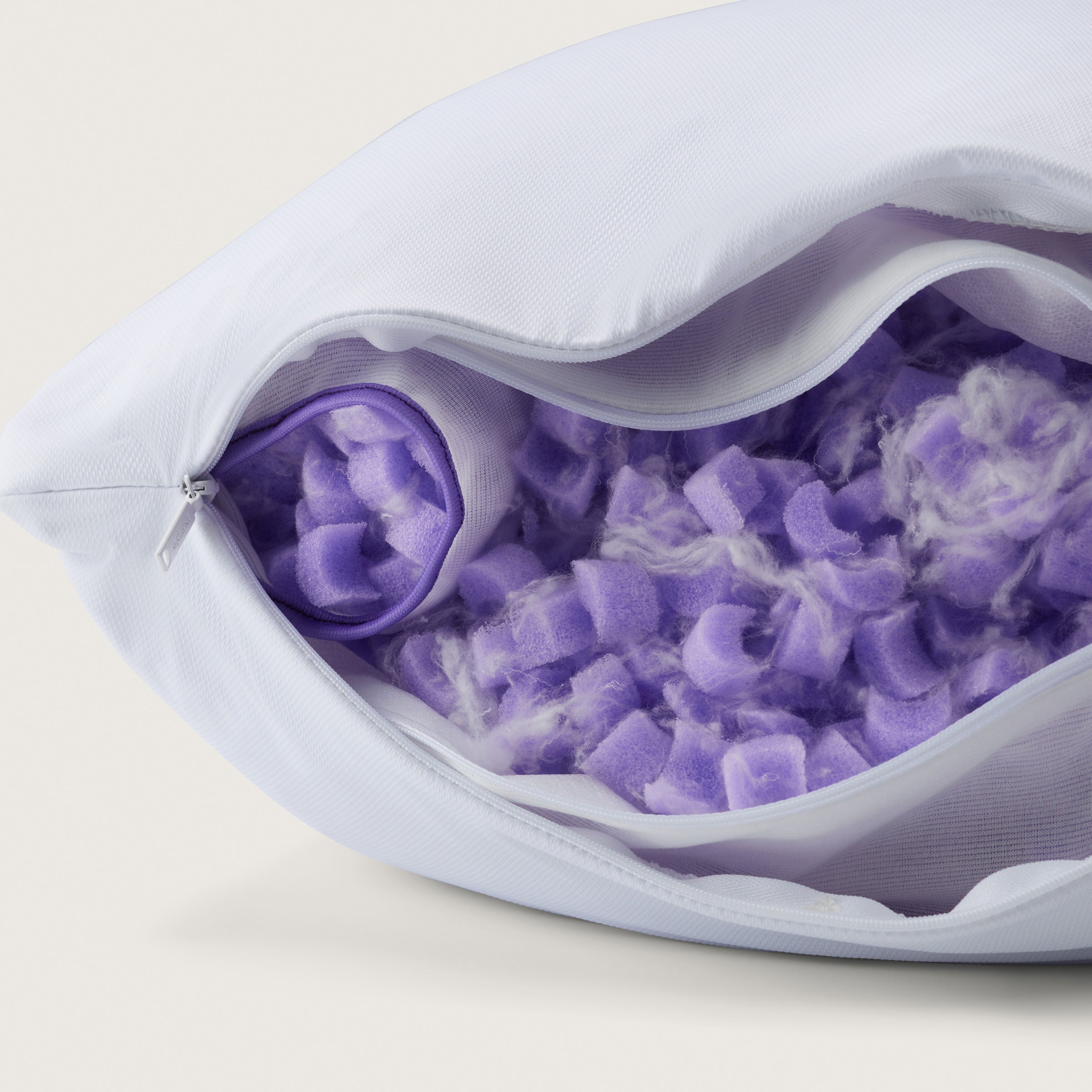 Purple Freeform Pillow - Ultra Soft Memory Foam Bed Pillow for Side Sleepers & Neck Support - Perfect for Home, Office & Travel Use